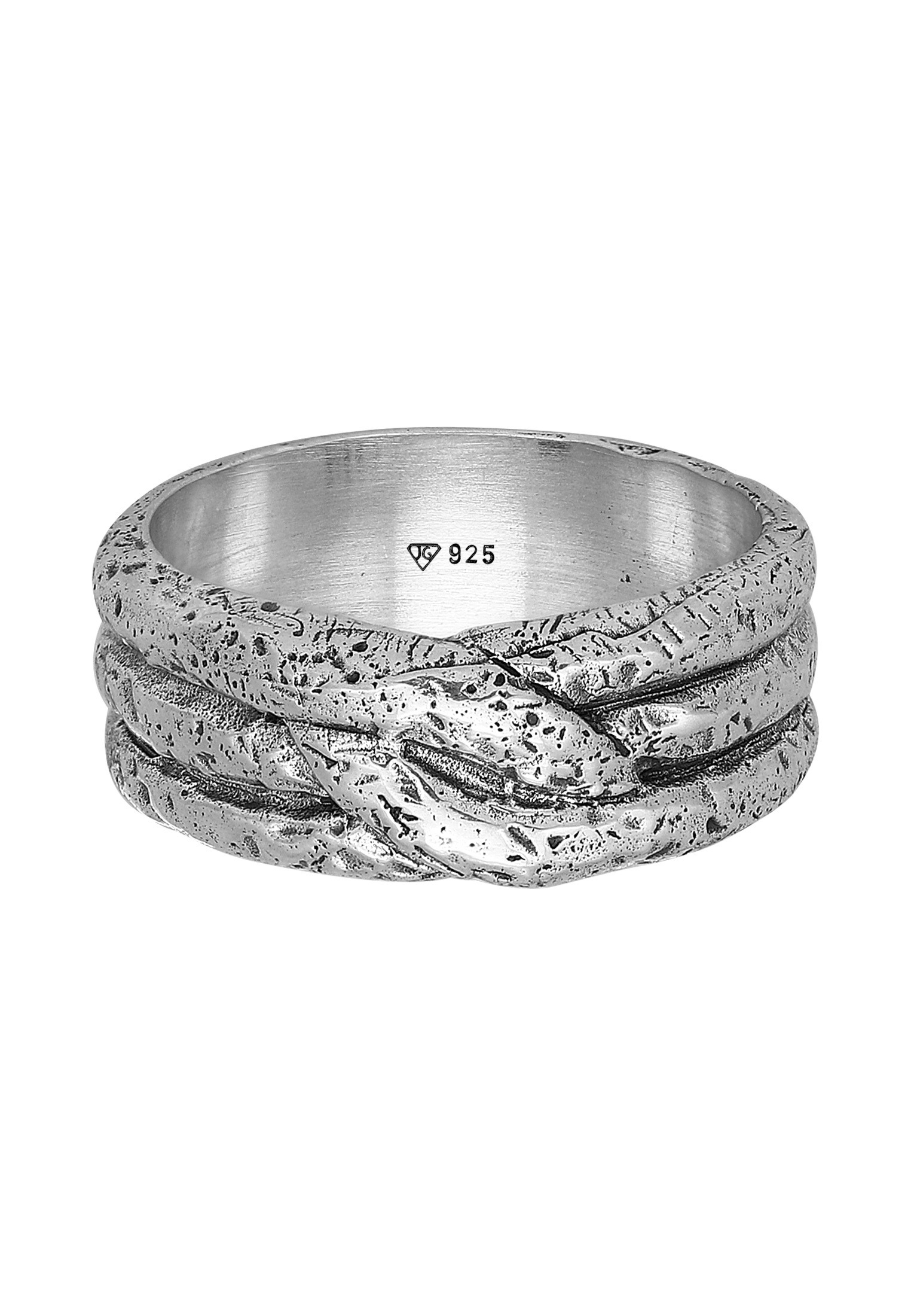 HAZE & GLORY Silberring »Ring Bandring Intertwined 925 Silber«