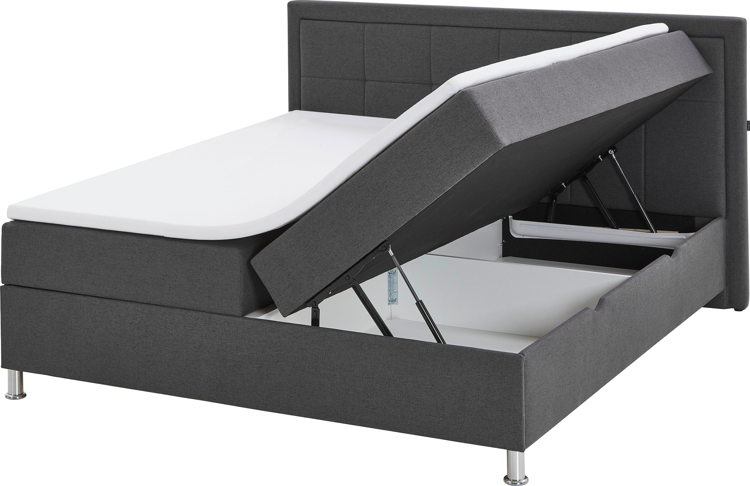 INOSIGN Boxbett »Fergus«, mit Bettkasten, inkl. Topper