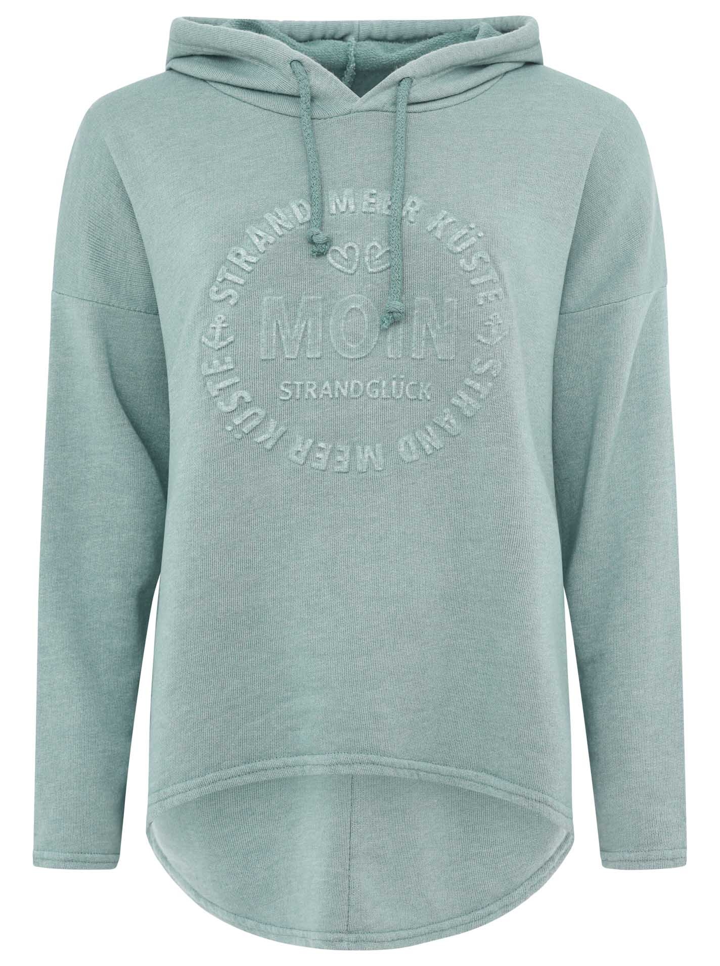 Zwillingsherz Hoodie »"Moin"«, mit Kapuze und Stempeldruck