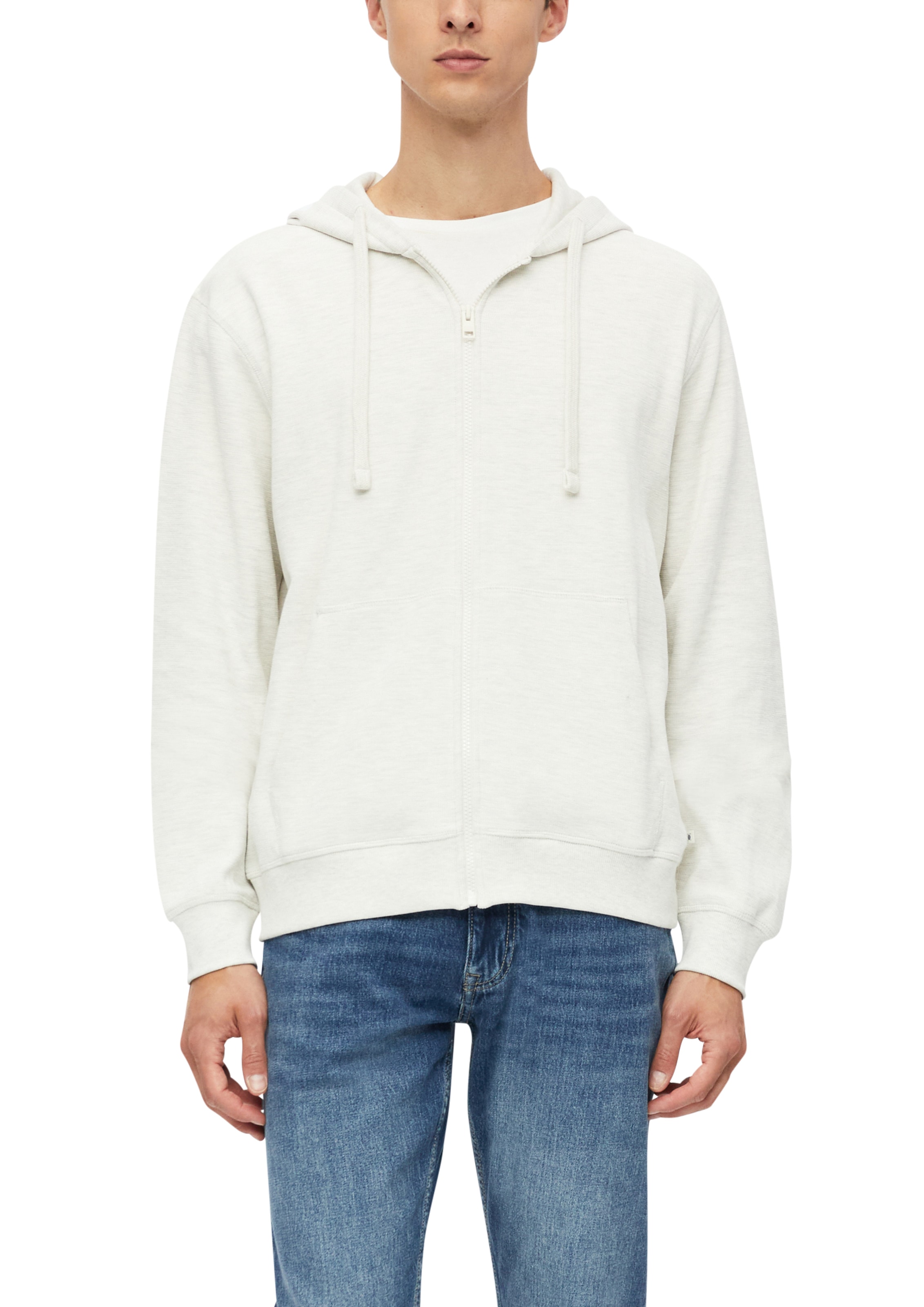 s.Oliver Kapuzensweatshirt , in feiner Strick-Optik
