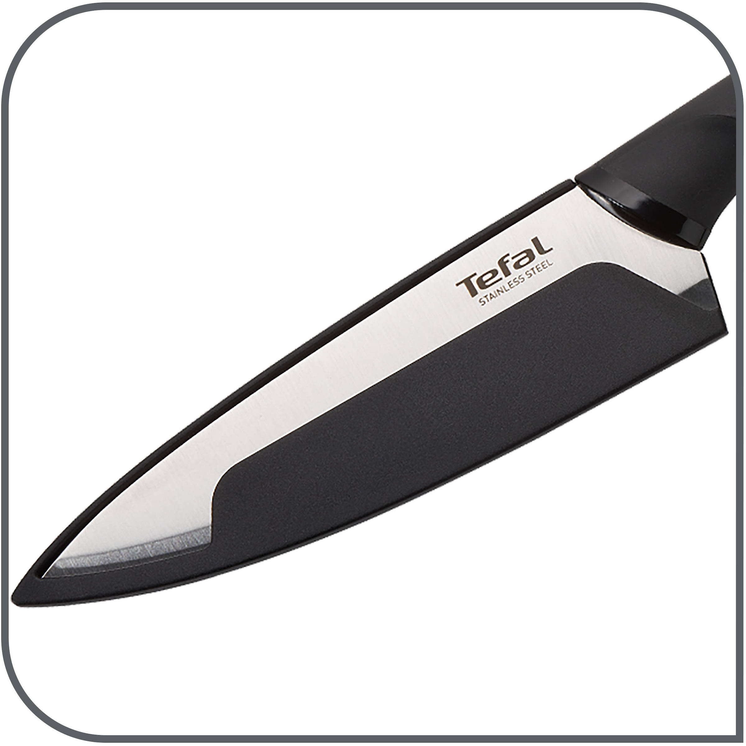 Tefal Messer-Set »Comfort« Klingenhülle, Edelstahl Klingen, ergonomischer Griff, Soft-Touch