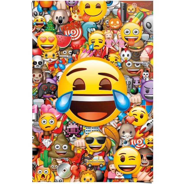 Reinders! Poster »Emoji Smiley«, (1 St.) auf Rechnung kaufen