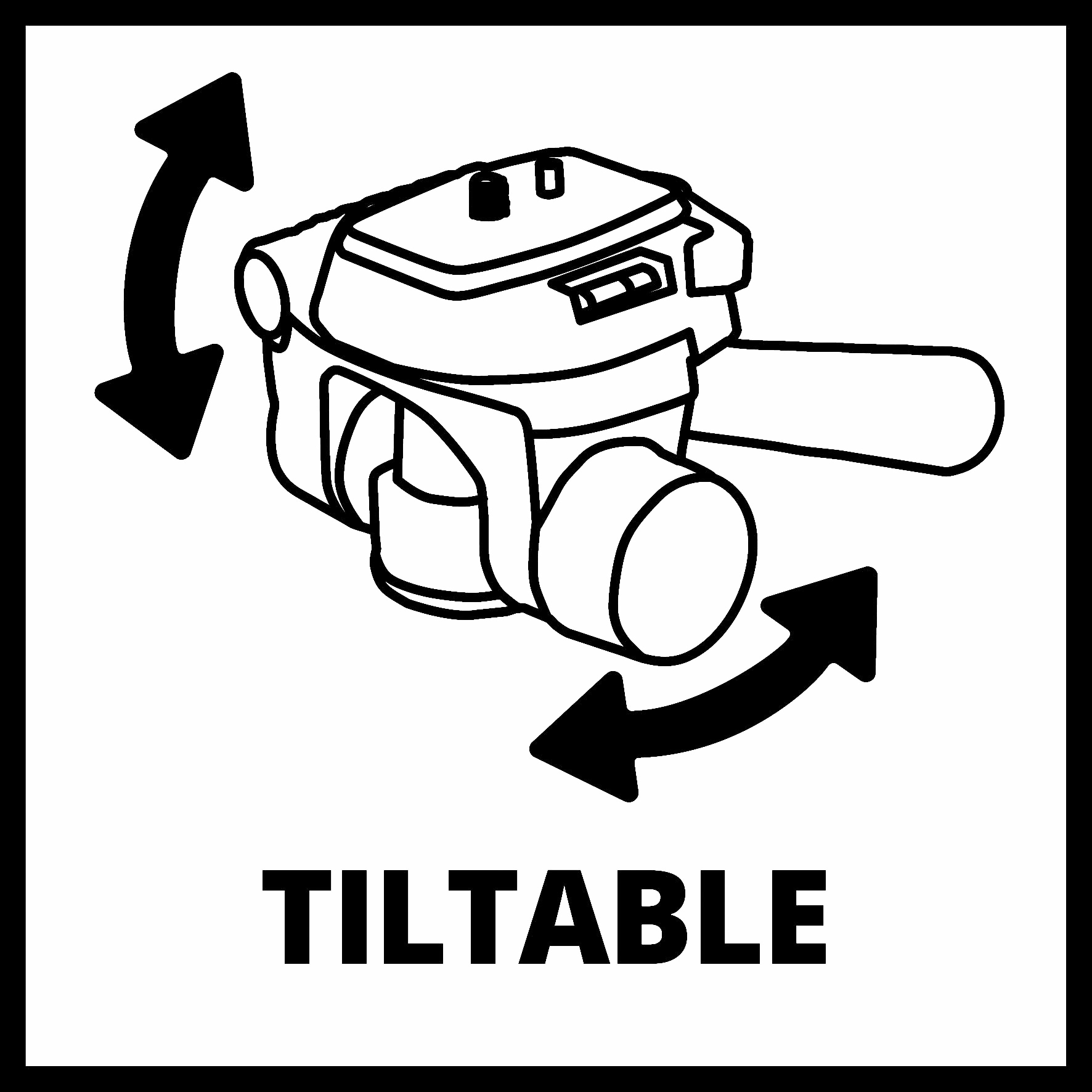 Einhell Adapter »Laser-Zubehör Tripod Laser Adapter 1/4"«, integrierte Wasserwaage