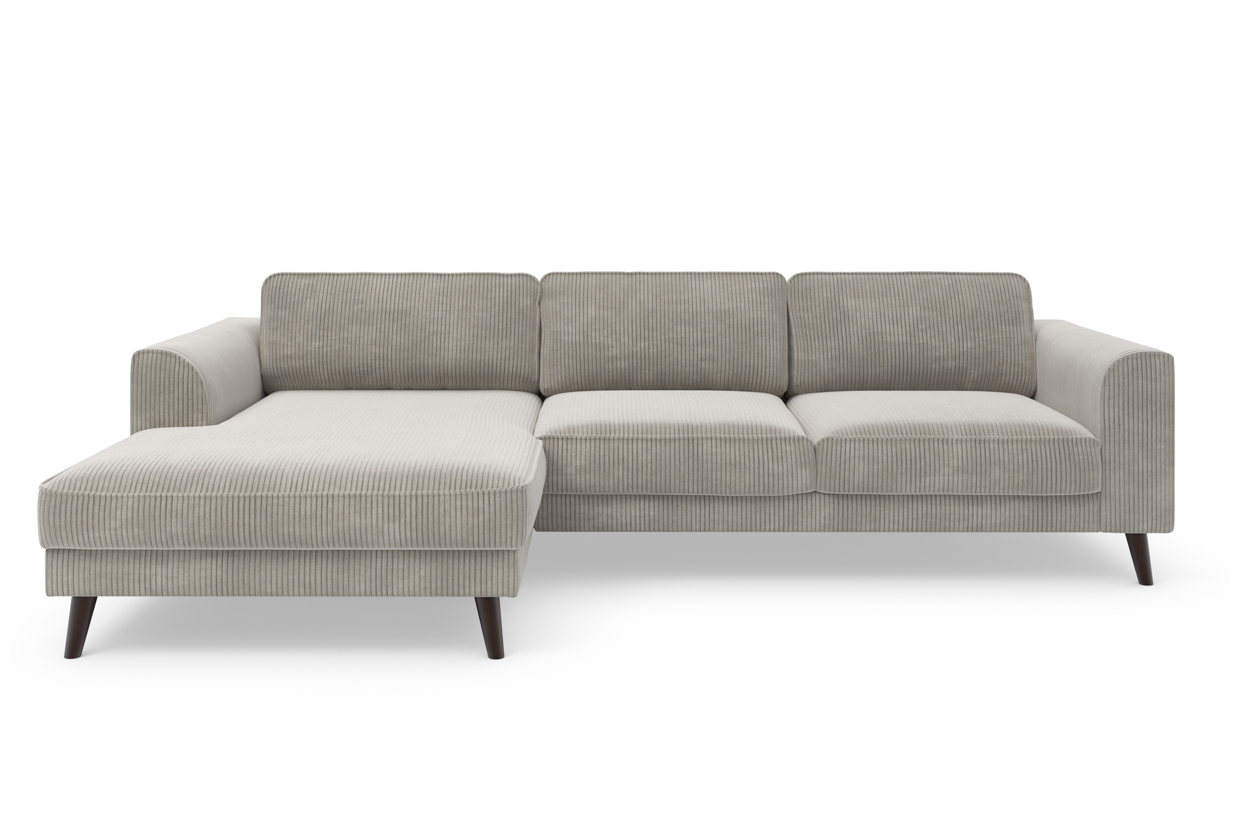 TRENDMANUFAKTUR Ecksofa »Lumber Jack, elegantes Designsofa, L-Form«, wahlweise mit Bettfunktion u. Bettkasten