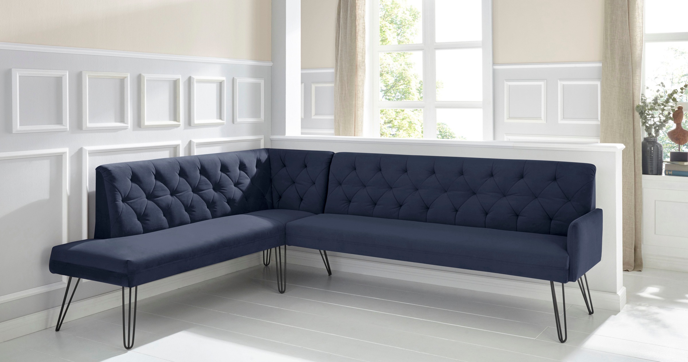 exxpo - sofa fashion Eckbank bequem stellbar Raum Frei »Doppio«, kaufen im