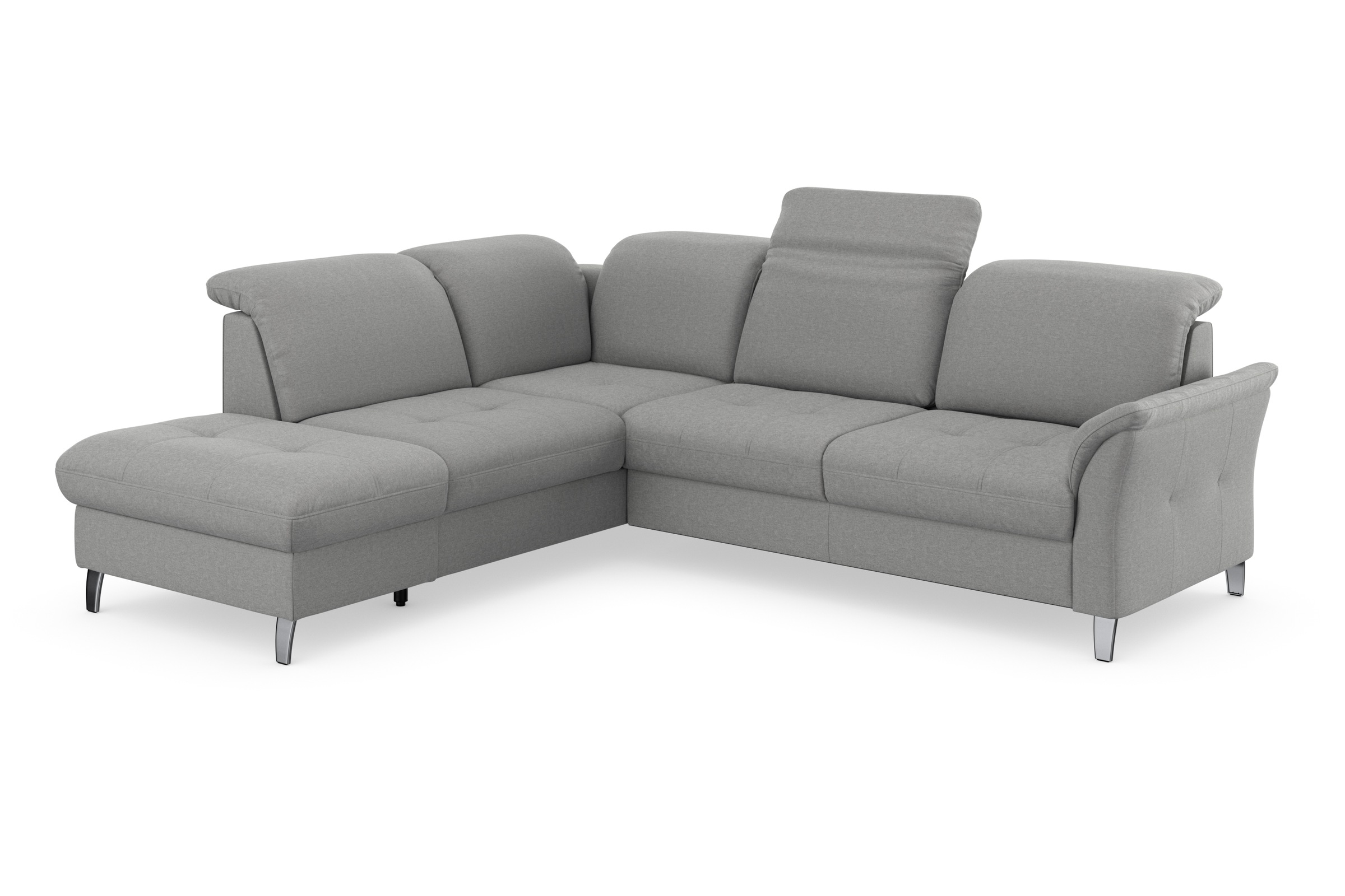 sit&more Ecksofa »Maggiore L-Form«, wahlweise mit Kopfteilverstellung, Bettfunktion und Stauraum
