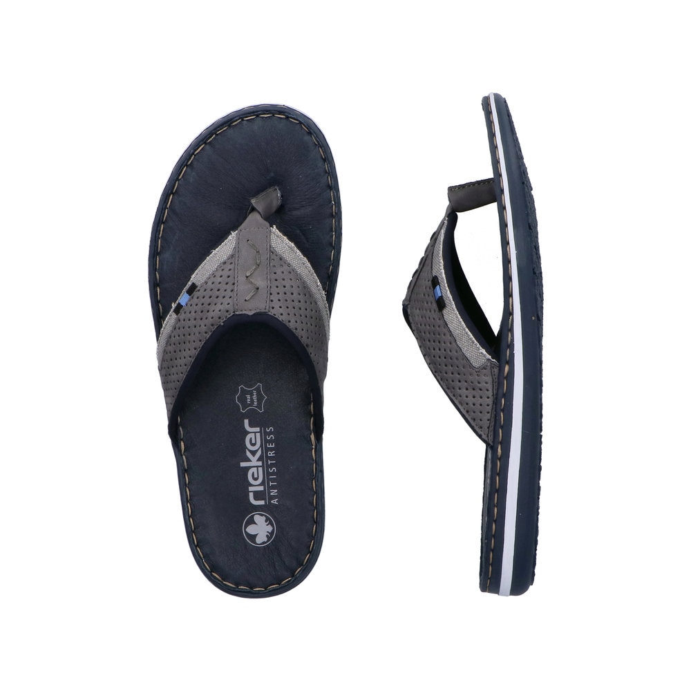 Rieker Zehentrenner  Sommerschuh, Strandschuh mit weicher Leder-Innensohle