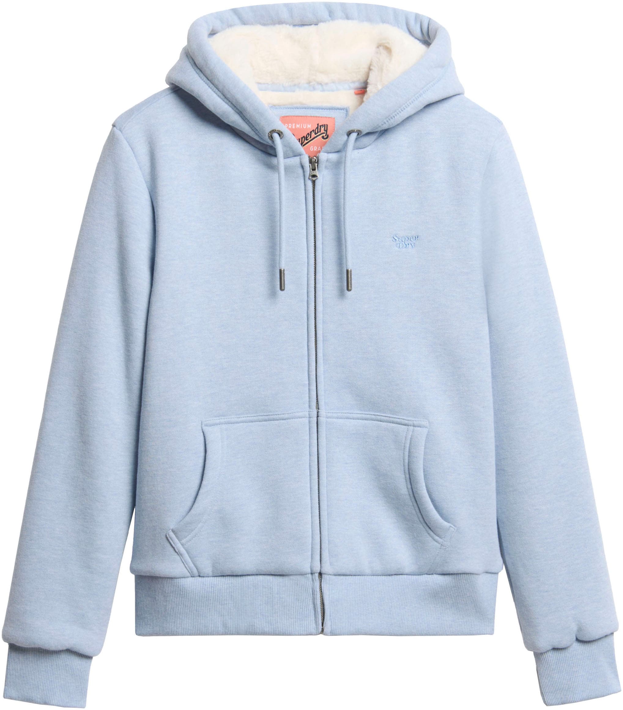Superdry Kapuzensweatjacke »ESSENTIAL BORG LINED ZIP HOOD«
