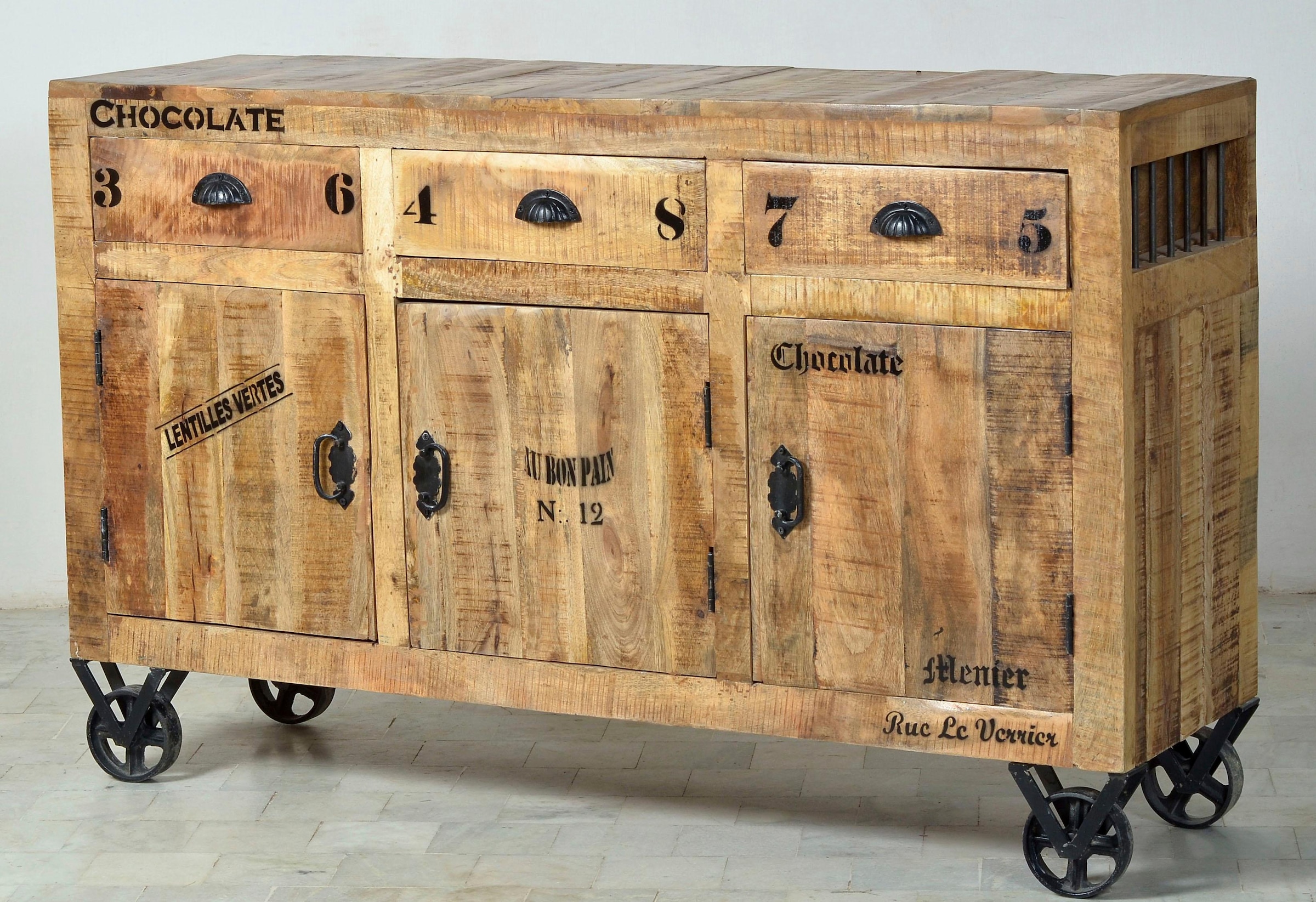 im Vintage Design, Factory cm, Breite auf Raten Chic, »Rustic«, Shabby Sideboard 140 bestellen SIT