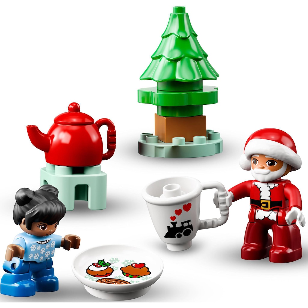 LEGO® Konstruktionsspielsteine »Lebkuchenhaus mit Weihnachtsmann (10976), LEGO® DUPLO«, (50 St.)