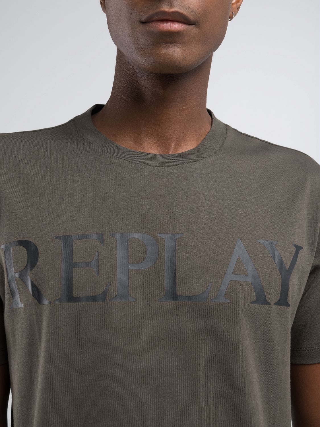Replay T-Shirt mit Logo-Frontprint