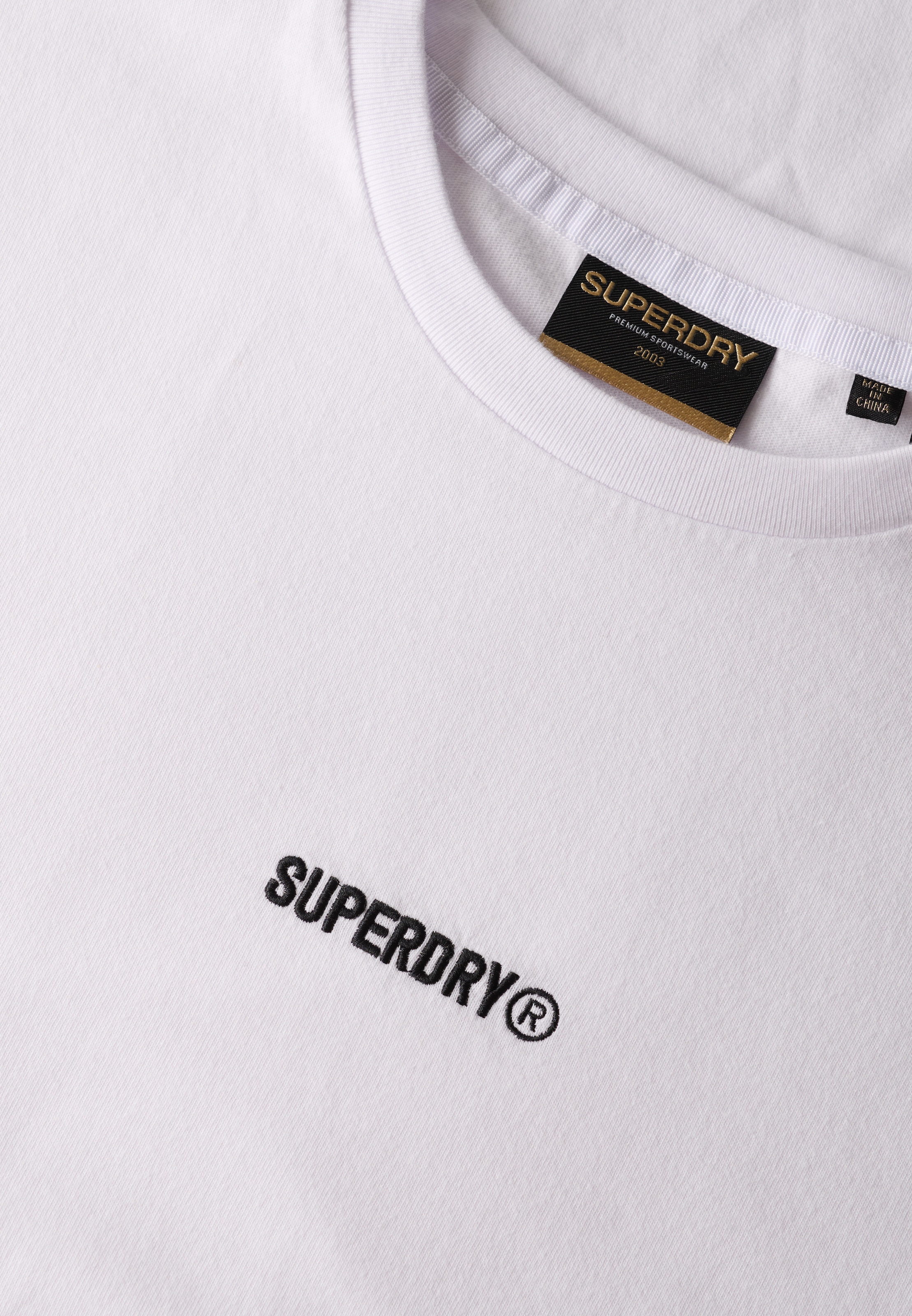 Superdry Rundhalsshirt »MICRO LOGO T SHIRT«