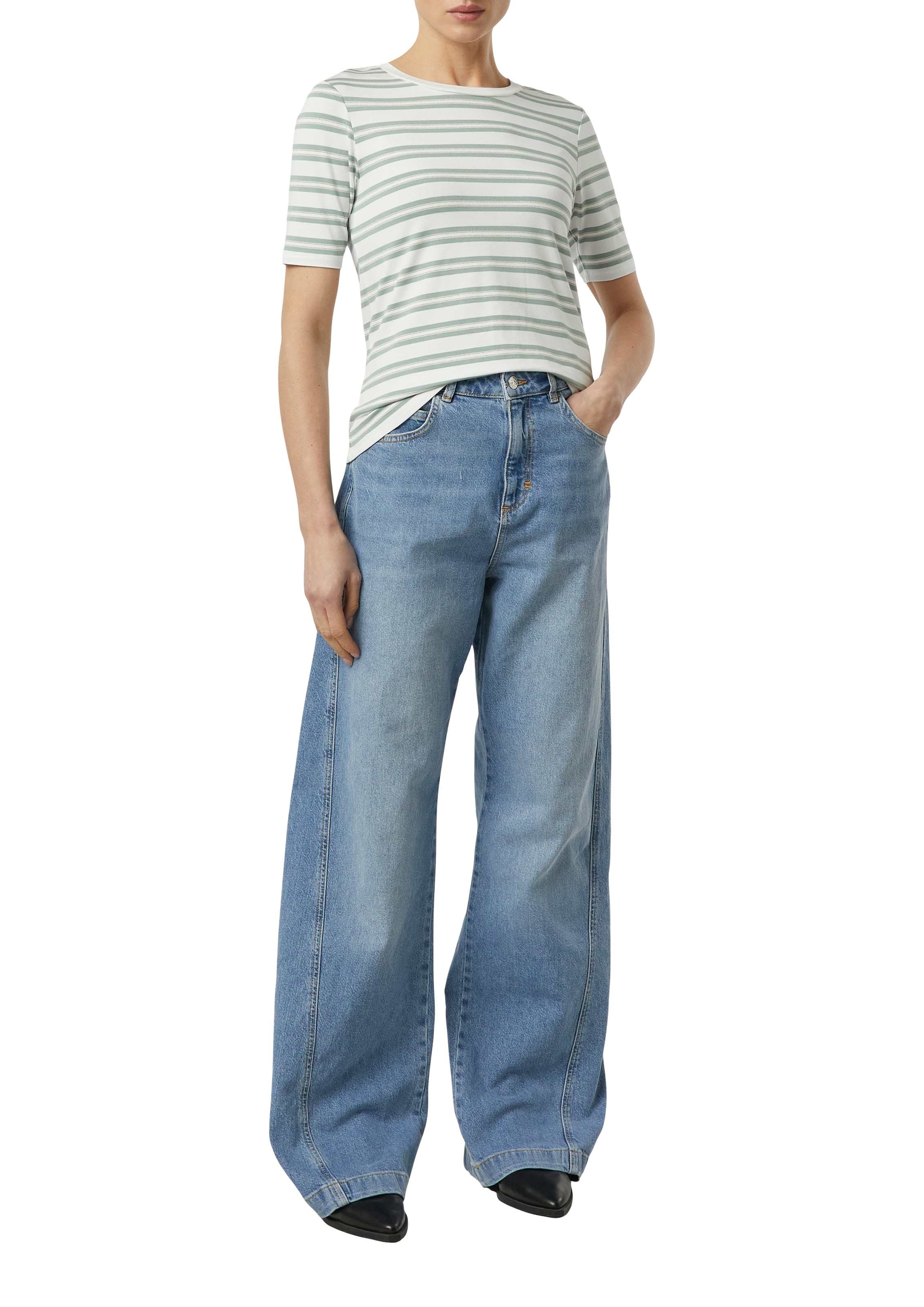 Comma T-Shirt im Streifen-Design