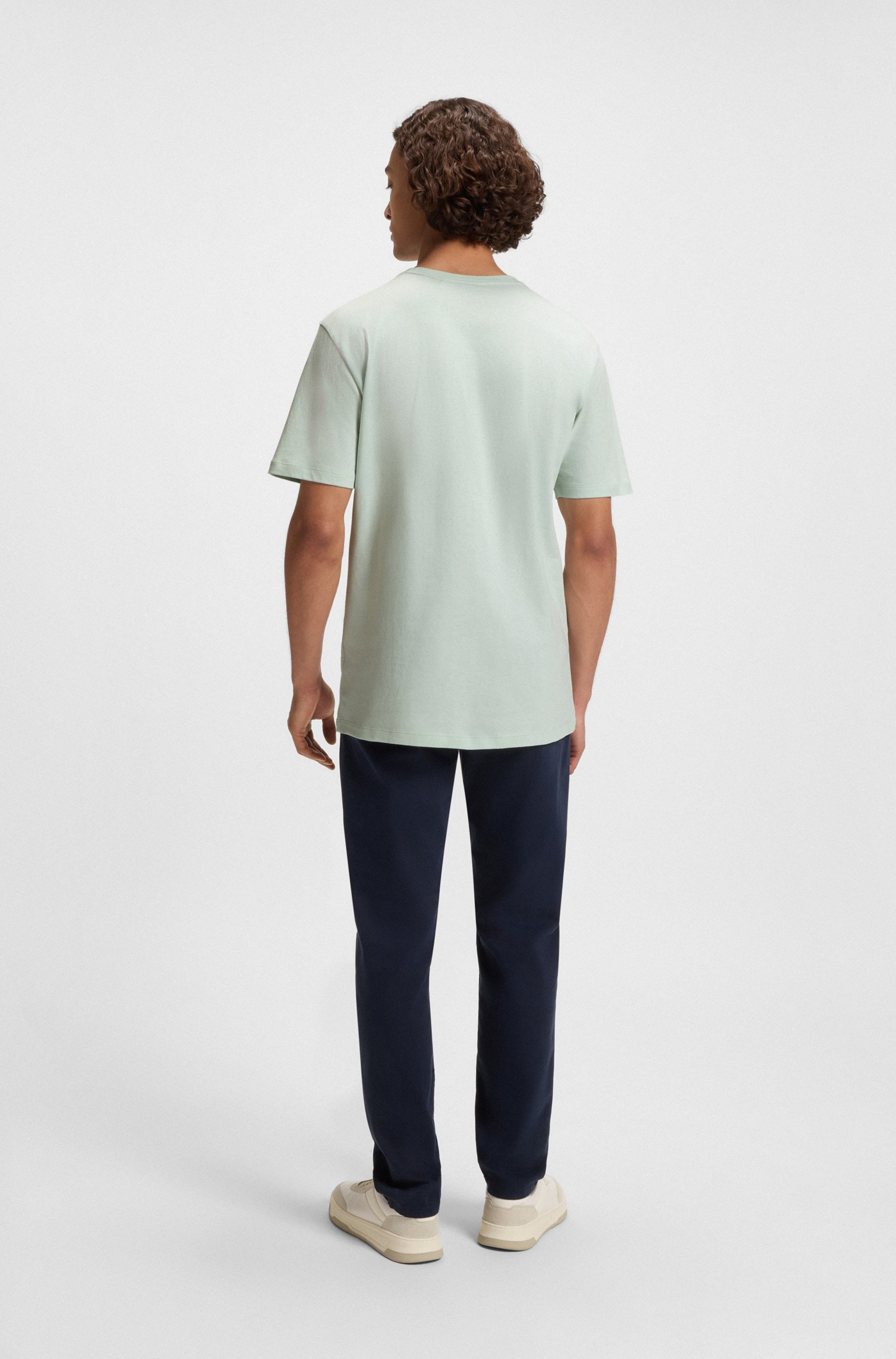 BOSS ORANGE T-Shirt »Tales«, mit BOSS Stickerei auf der Brust