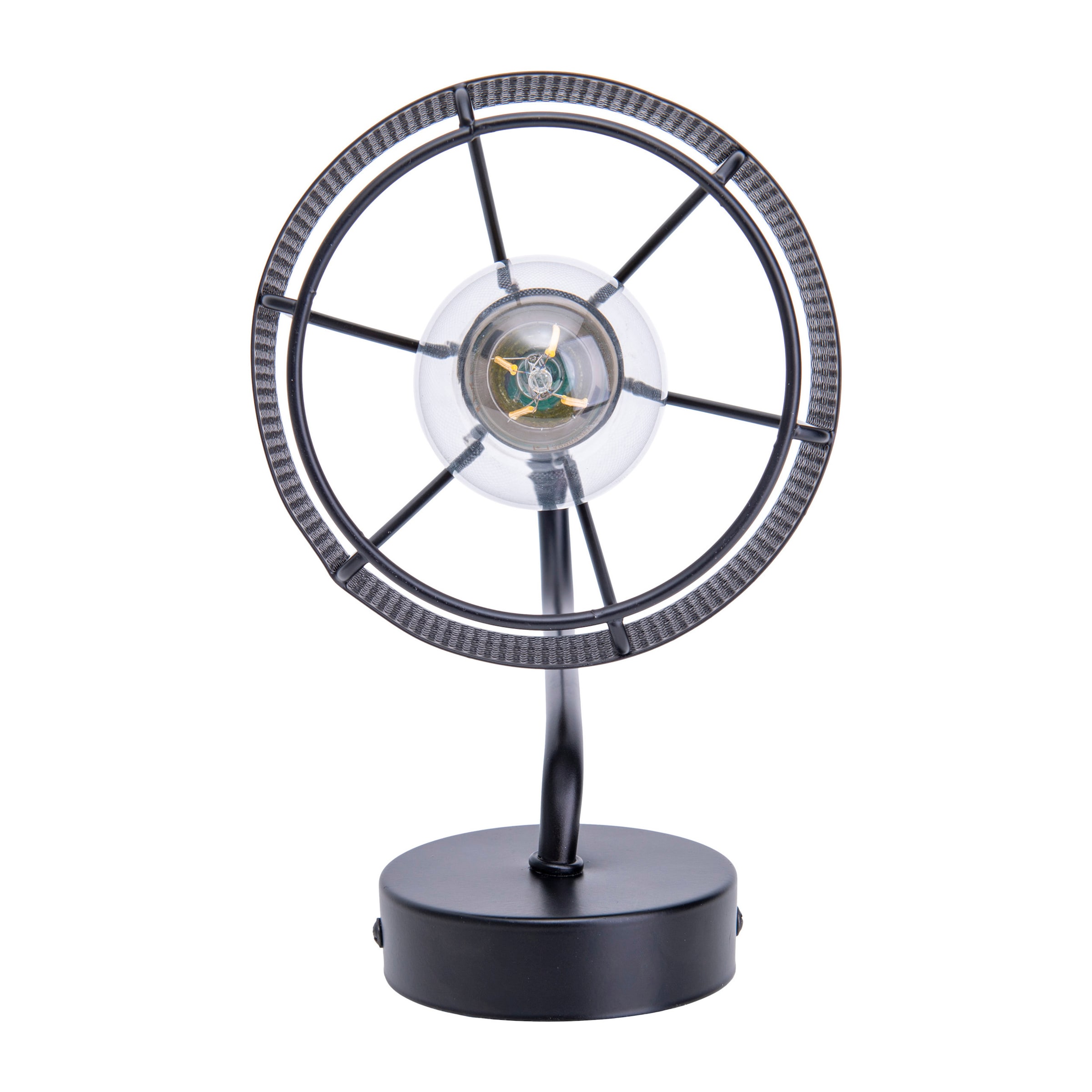 näve LED Wandstrahler »Foro« E27 1 Stk. 1er Wandspot, schwarz, Fassung golden, exkl. E27, aus Eisen, H: 23cm