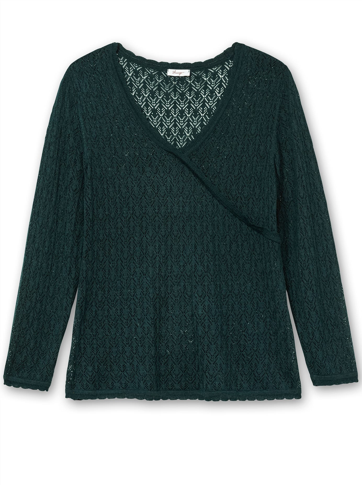 Sheego V-Ausschnitt-Pullover »V-Ausschnitt-Pullover«