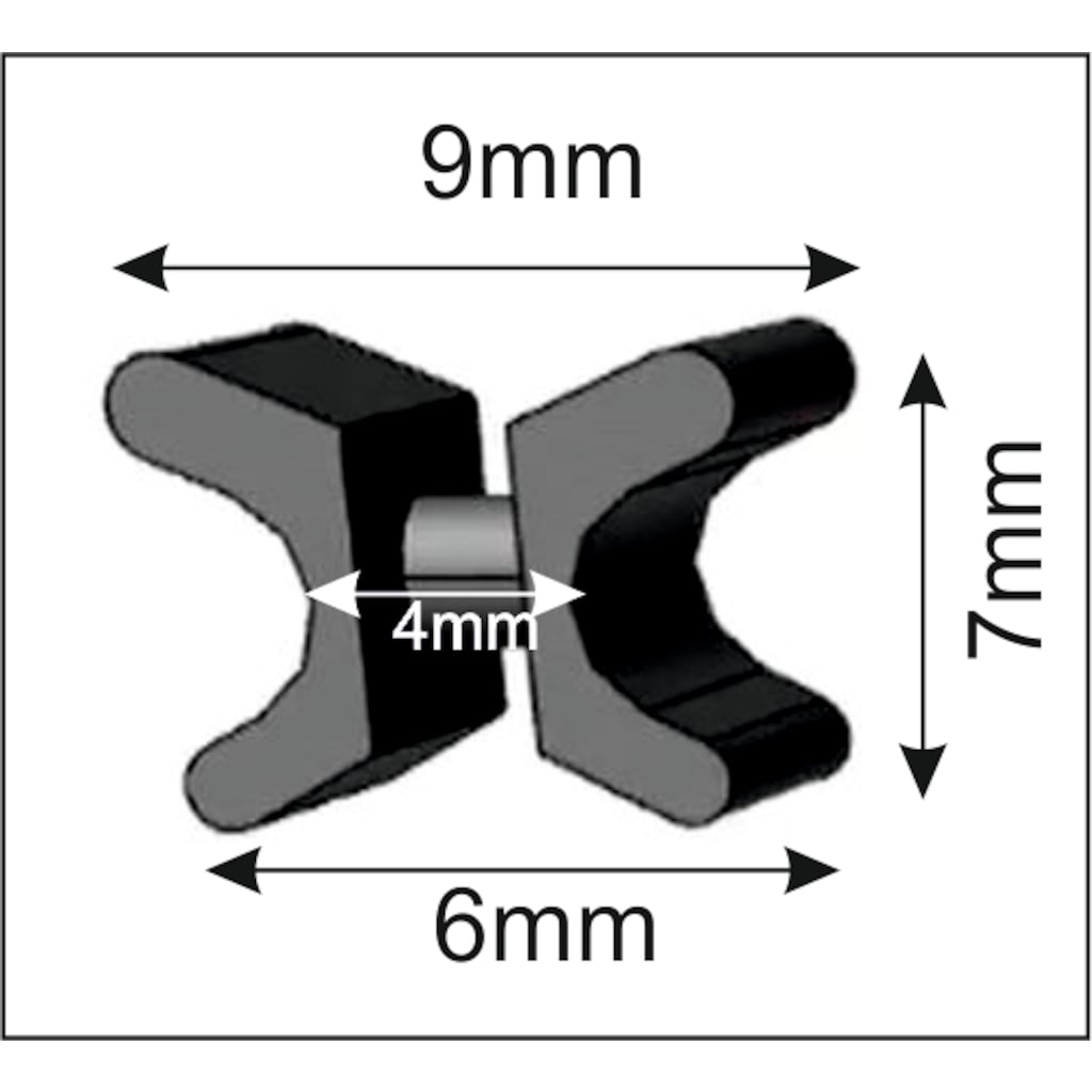 Vision S Schiebegardine »5ER SET CROSTON«, (5 St.)