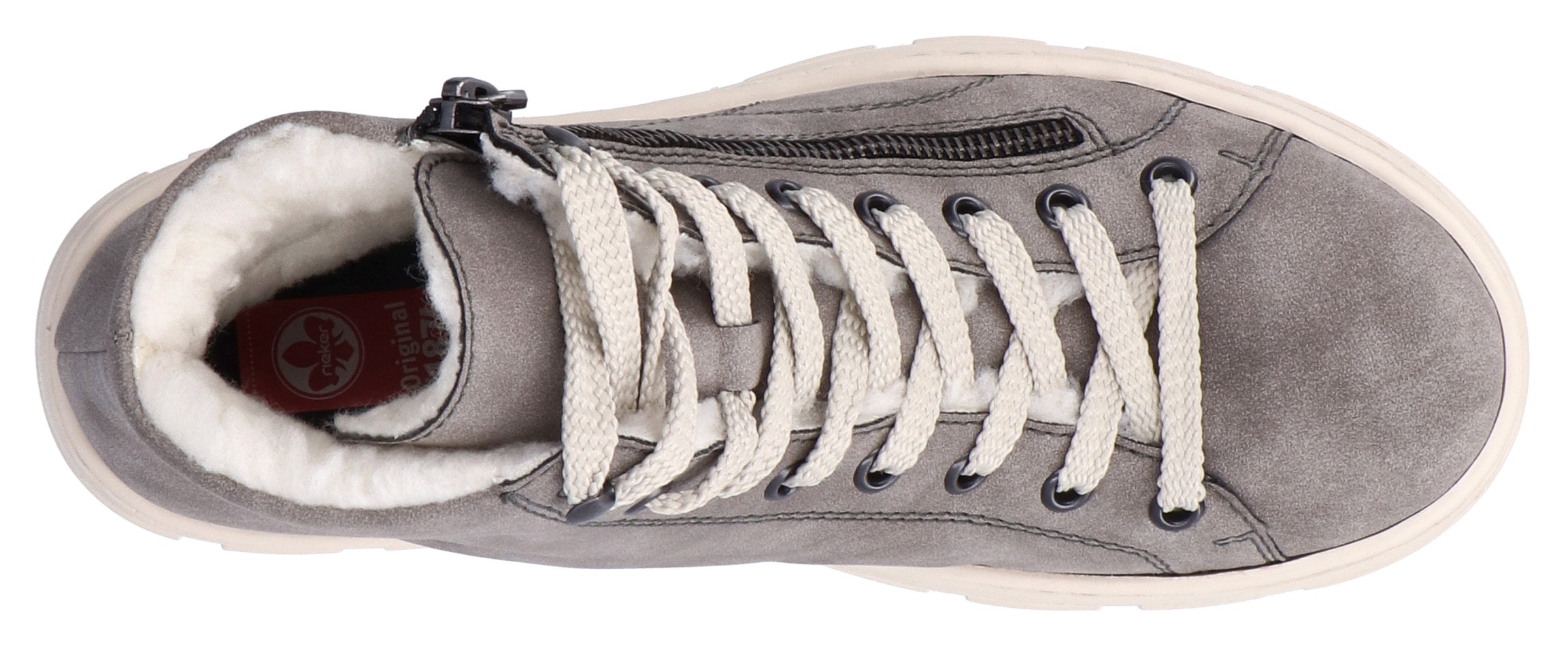 Rieker Winterboots  Plateauboots, Schnürboots mit Reißverschluss an der Außenseite