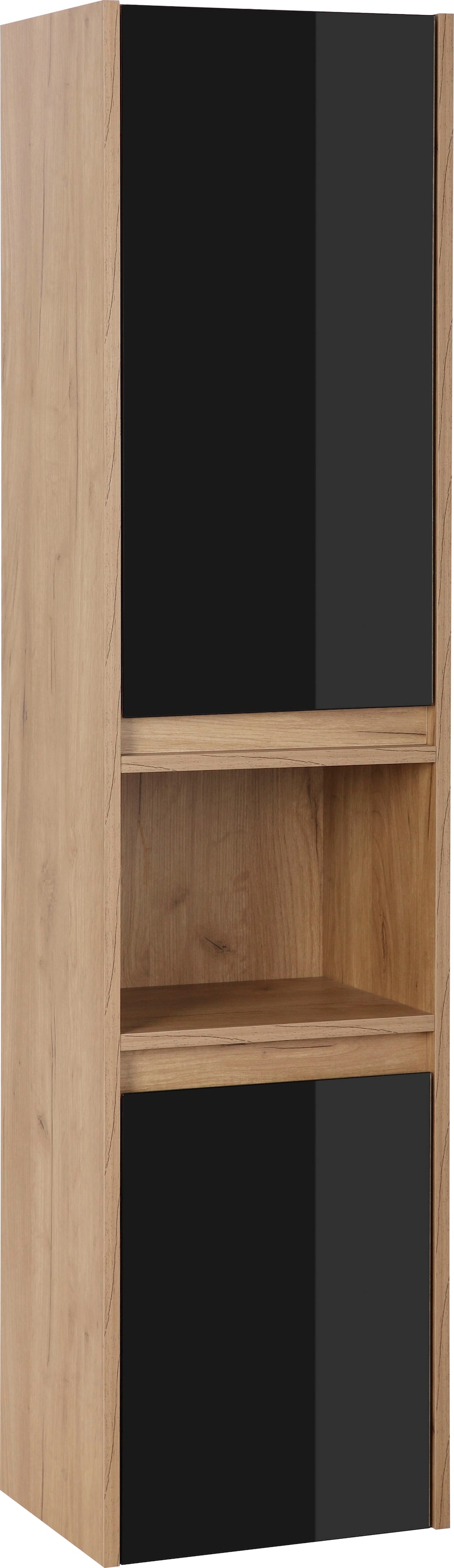 Hochschrank »Torun Badezimmerschrank«, Badschrank Schrank Breite 35 cm mit Glasfronten