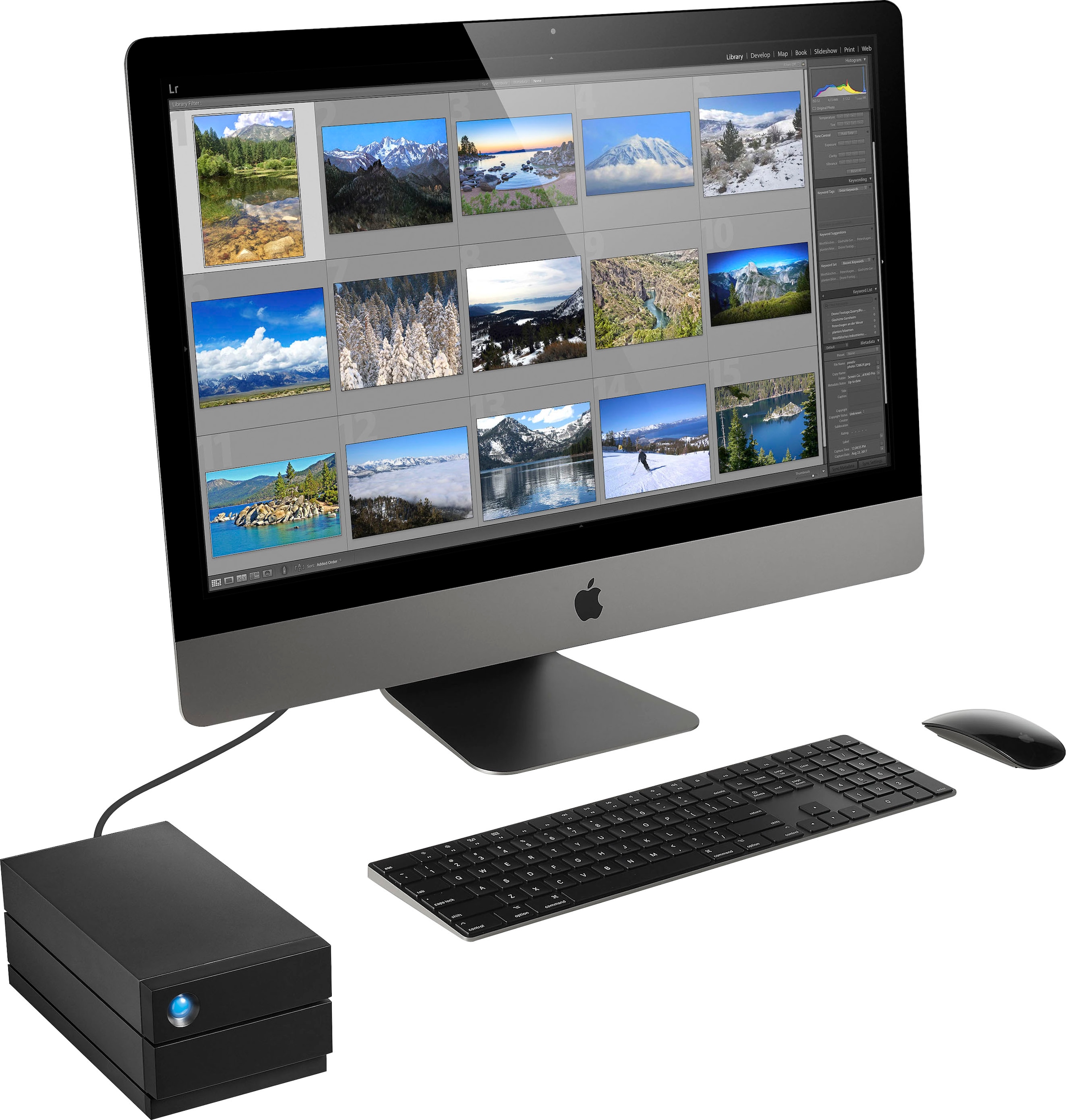 LaCie HDD-NAS-Festplatte »2big RAID« 16 TB Anschluss Thunderbolt 3 | USB 3.0 | USB-C