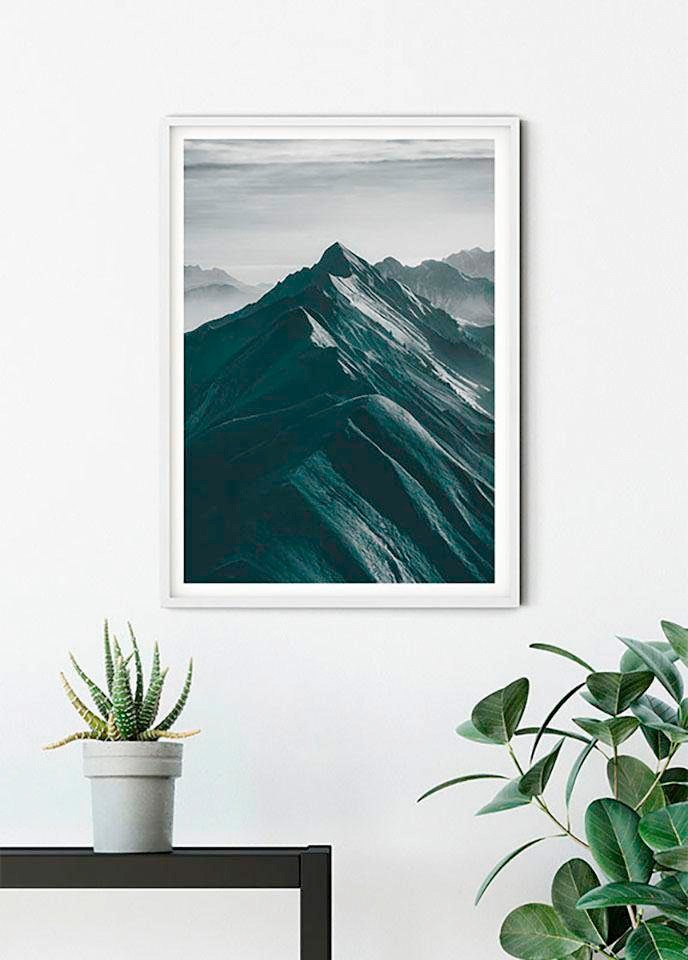 Komar Poster »Mountains Top«, Natur, (1 St.), Kinderzimmer, Schlafzimmer, Wohnzimmer