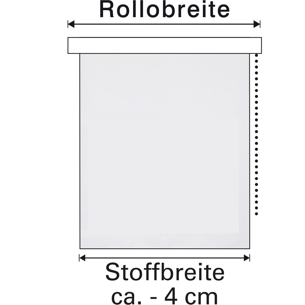 GARDINIA Seitenzugrollo »Uni-Rollo«, Lichtschutz