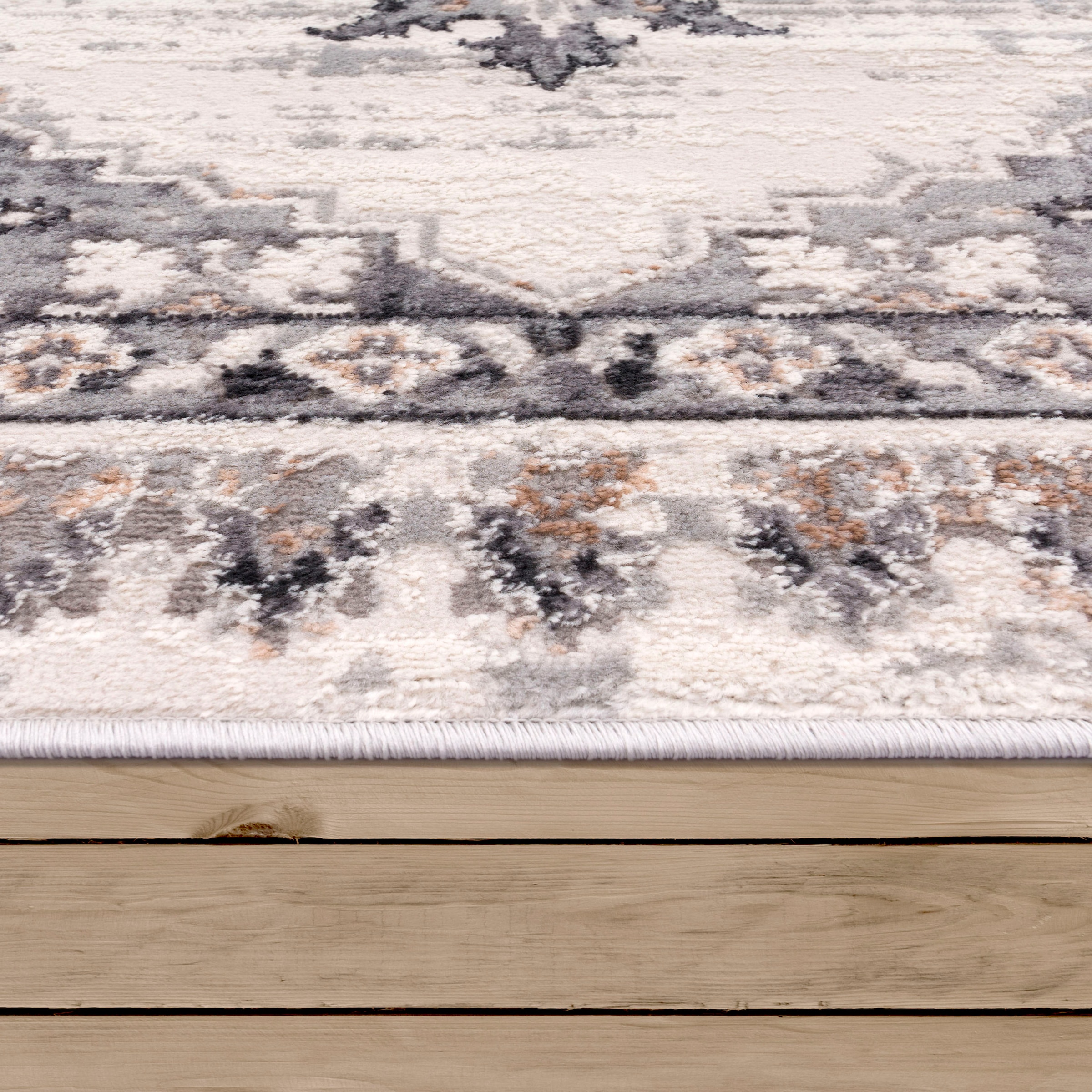 Paco Home Teppich »Foggia 772«, rechteckig, 12 mm Höhe, Kurzflor, Orient Optik, Vintage Design