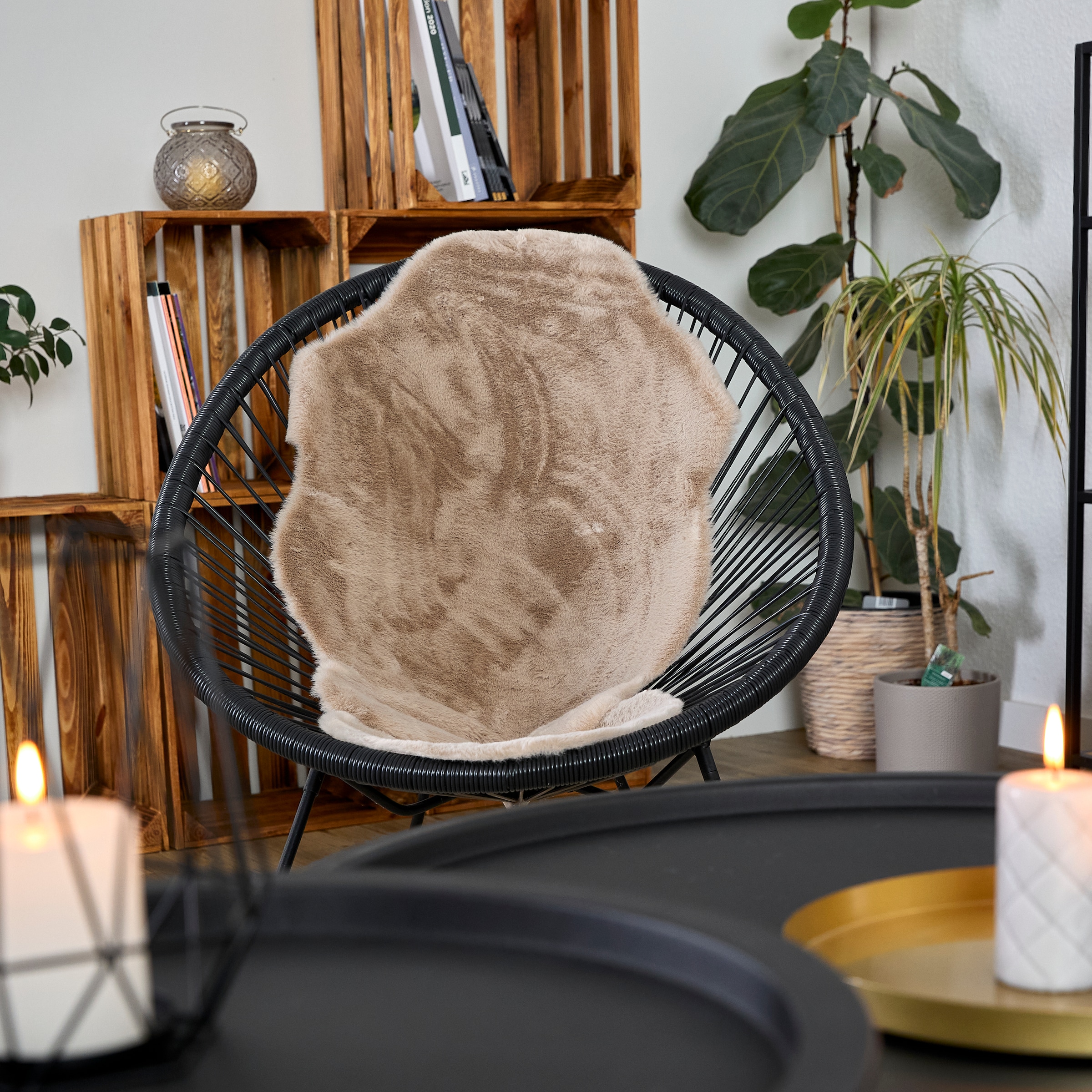 ASTRA Fellteppich »Elda , Kunstfell« rechteckig 13 mm Höhe Dekofell, kuschelweich,  Wohnzimmer, Kinderzimmer, Kaninchenhaptik