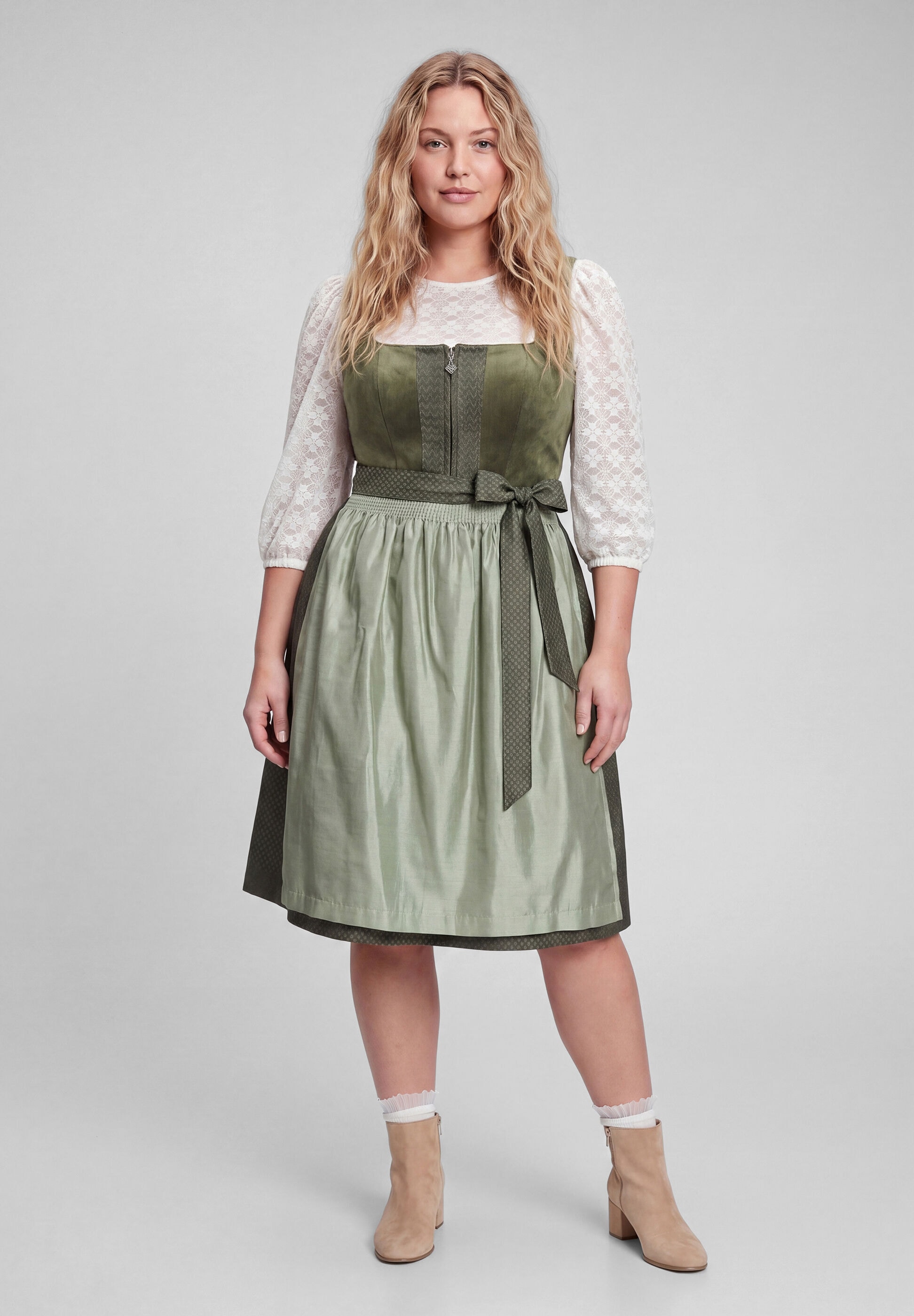 Spieth & Wensky Dirndl »Kathi« mit dekorativer Schürze