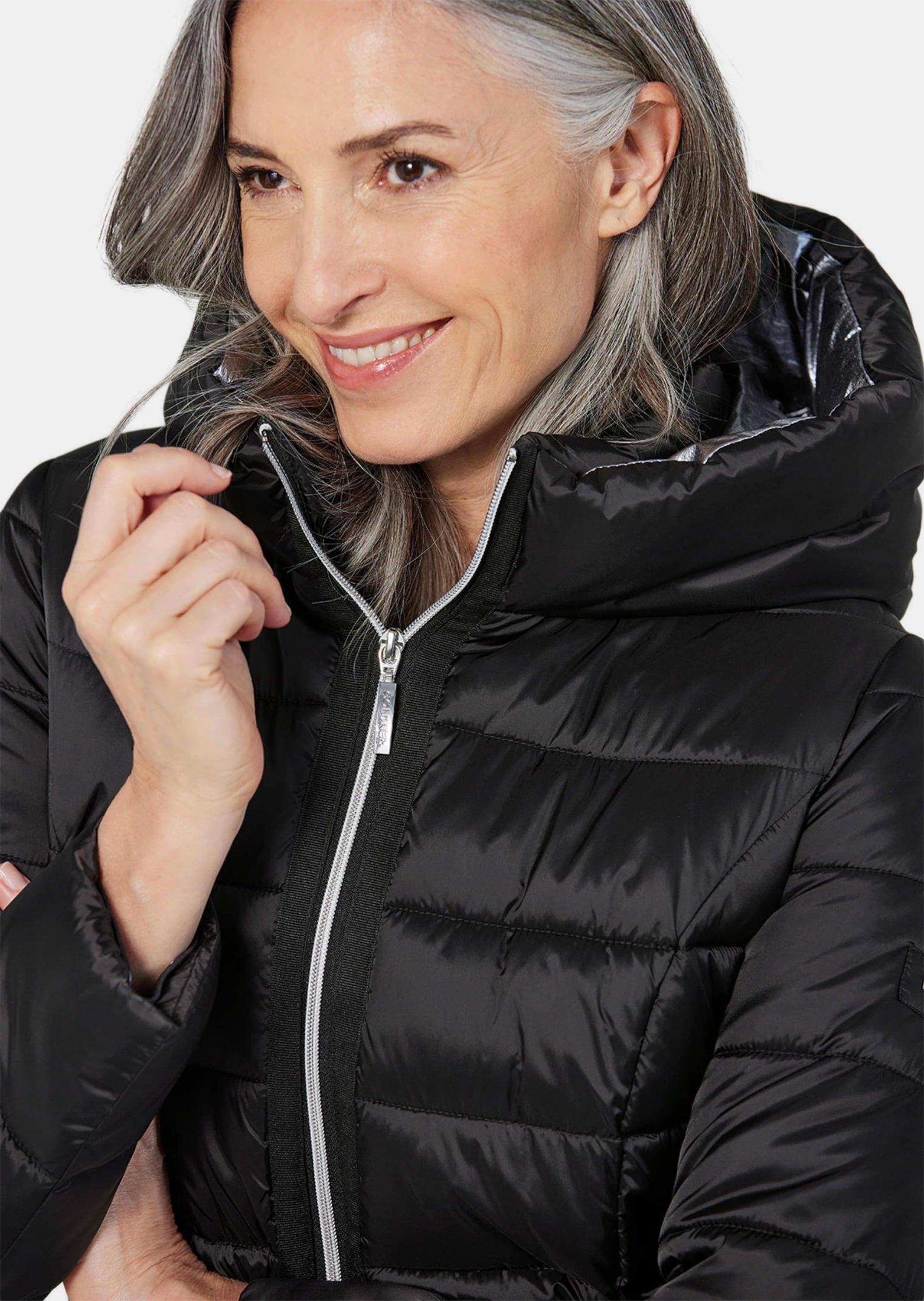 GOLDNER Steppjacke »Lange Steppjacke Lange Steppjacke mit Kapuze«