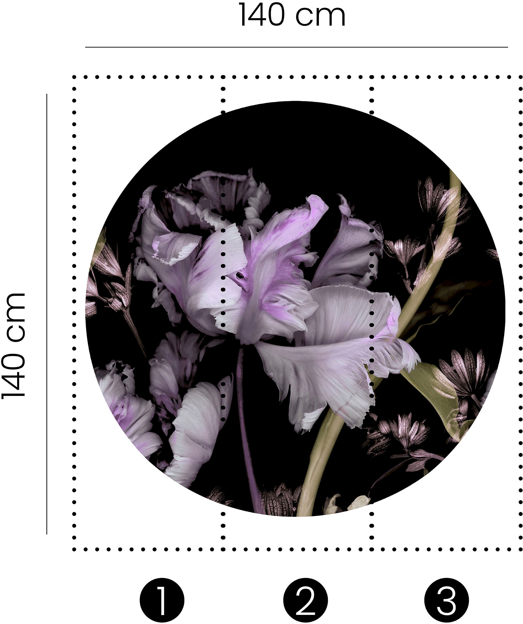 Fashion for walls Fototapete »Tiao Hua«, floral, Phthalate frei