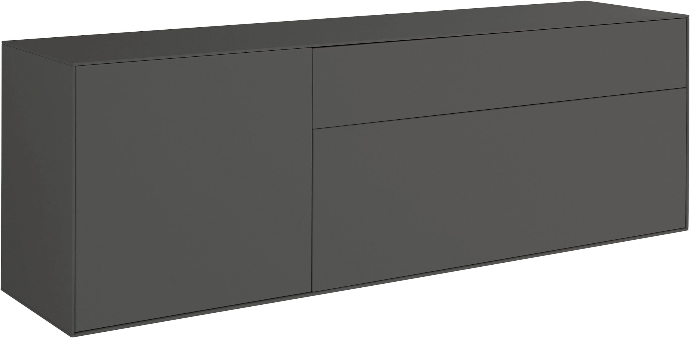 LeGer Home by Lena Gercke Lowboard »Essentials«, Breite: 167 cm, MDF lackiert, Push-to-open-Funktion