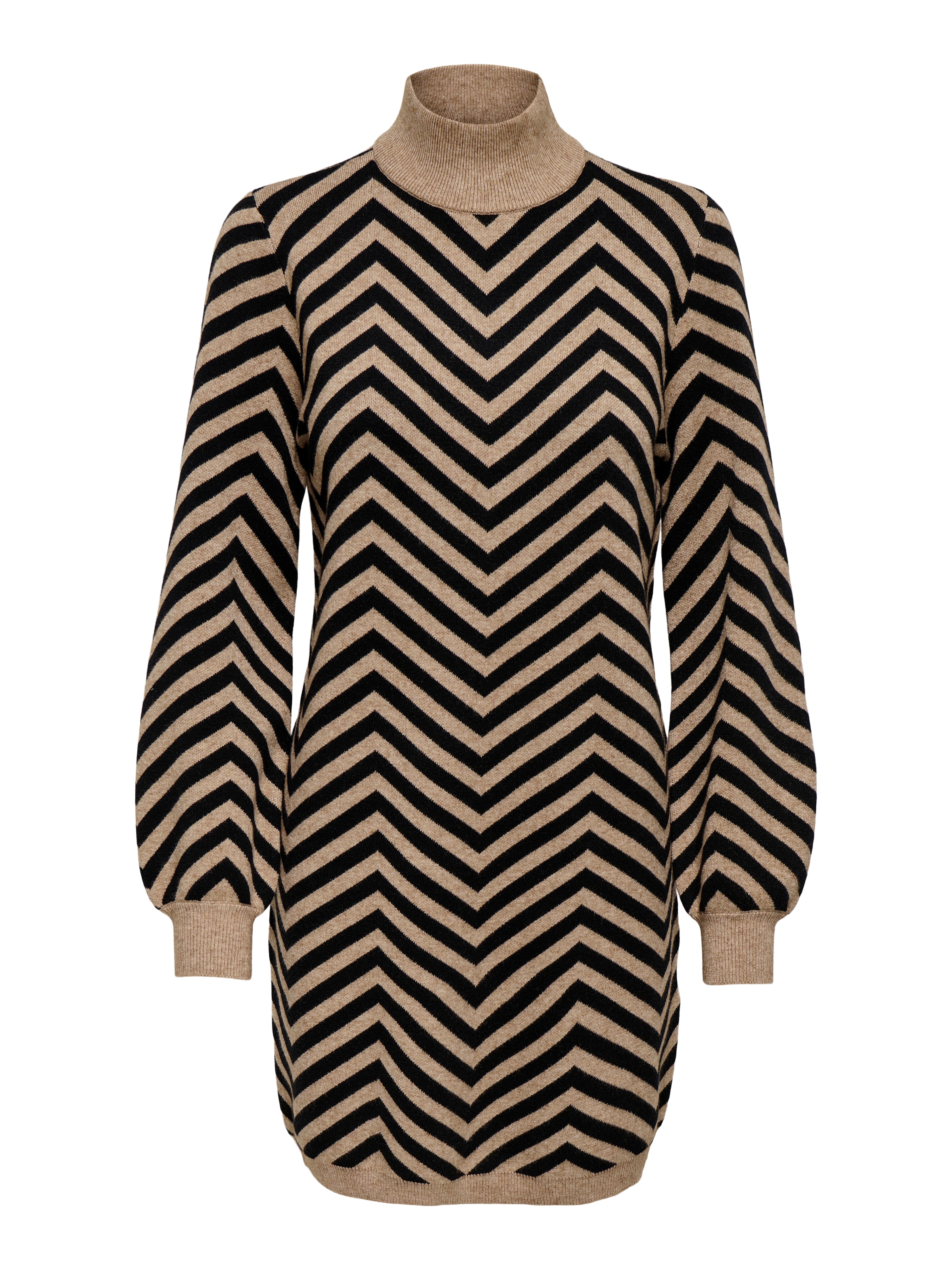 ONLY Strickkleid »ONLJULIA LS HIGHNECK PATTERN DRESS KNT«