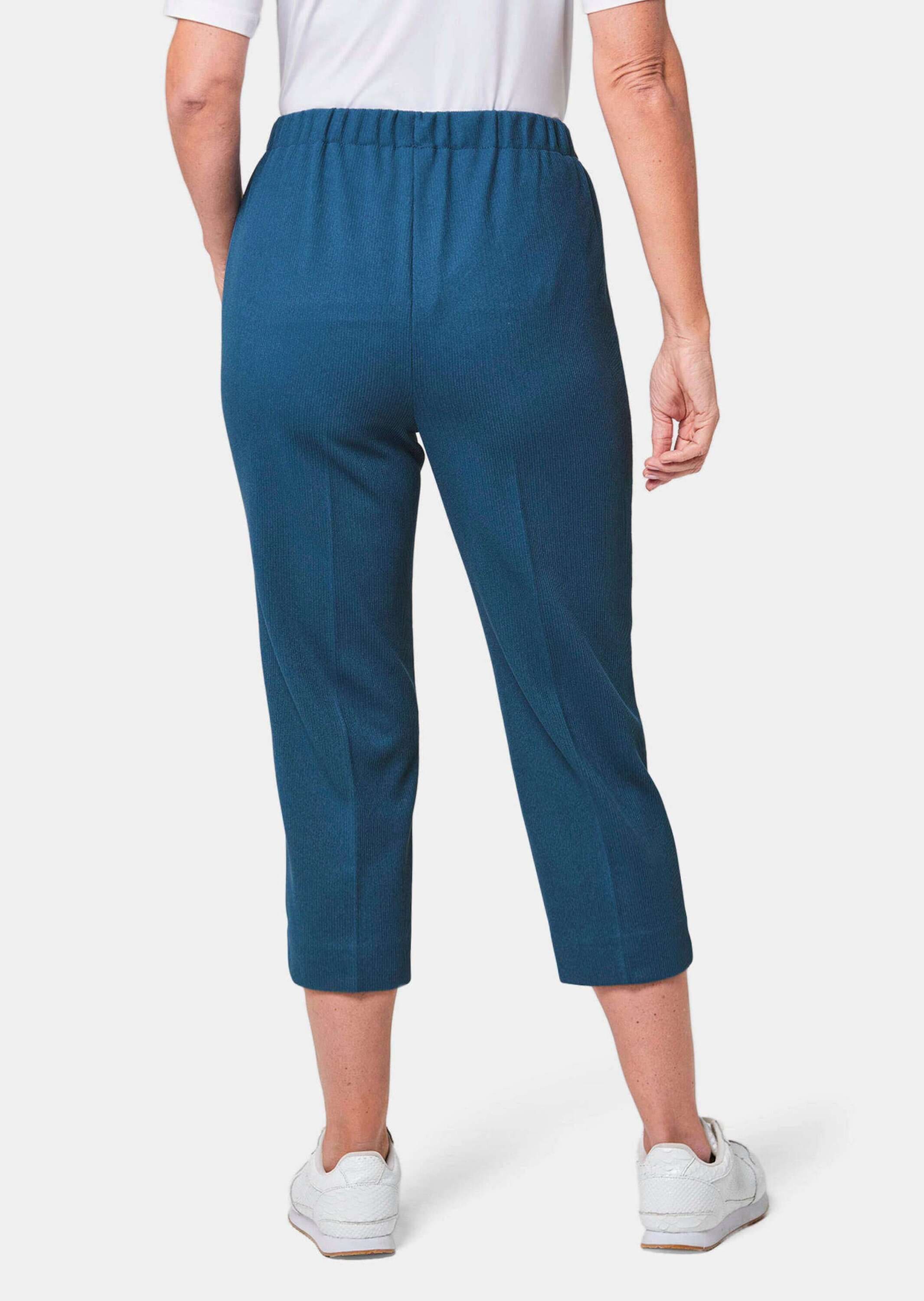 GOLDNER Caprihose »Kurzgröße Trageangenehme 7/8-Rippenhose«