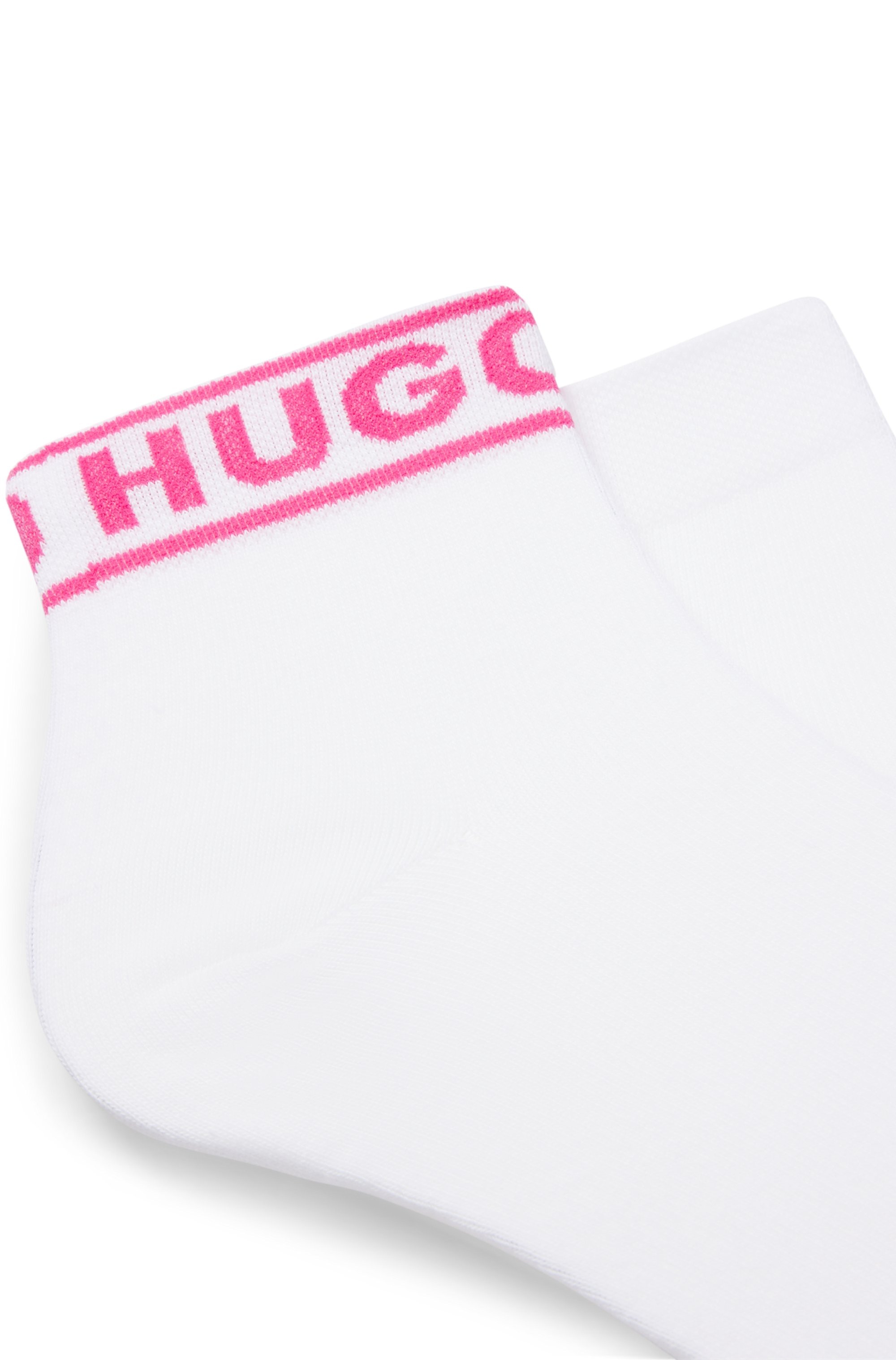 HUGO Underwear Freizeitsocken »2P SH LOGO CC W«, (Set, 2 Paar, 2er), mit Logobund