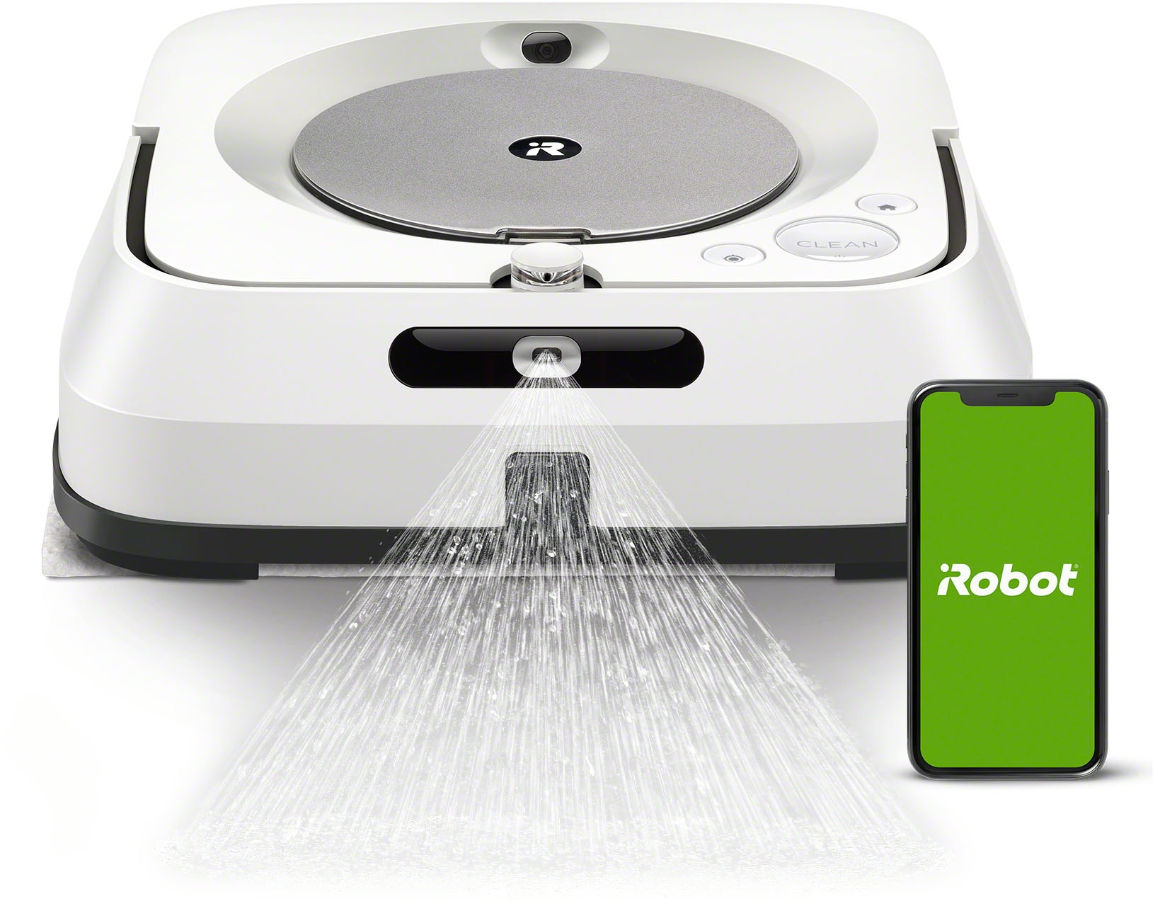 iRobot Wischroboter »Braava jet m6 (m6138)«, App-/Sprachsteuerung, Nasswischen und Trockenfegen, Kartierung