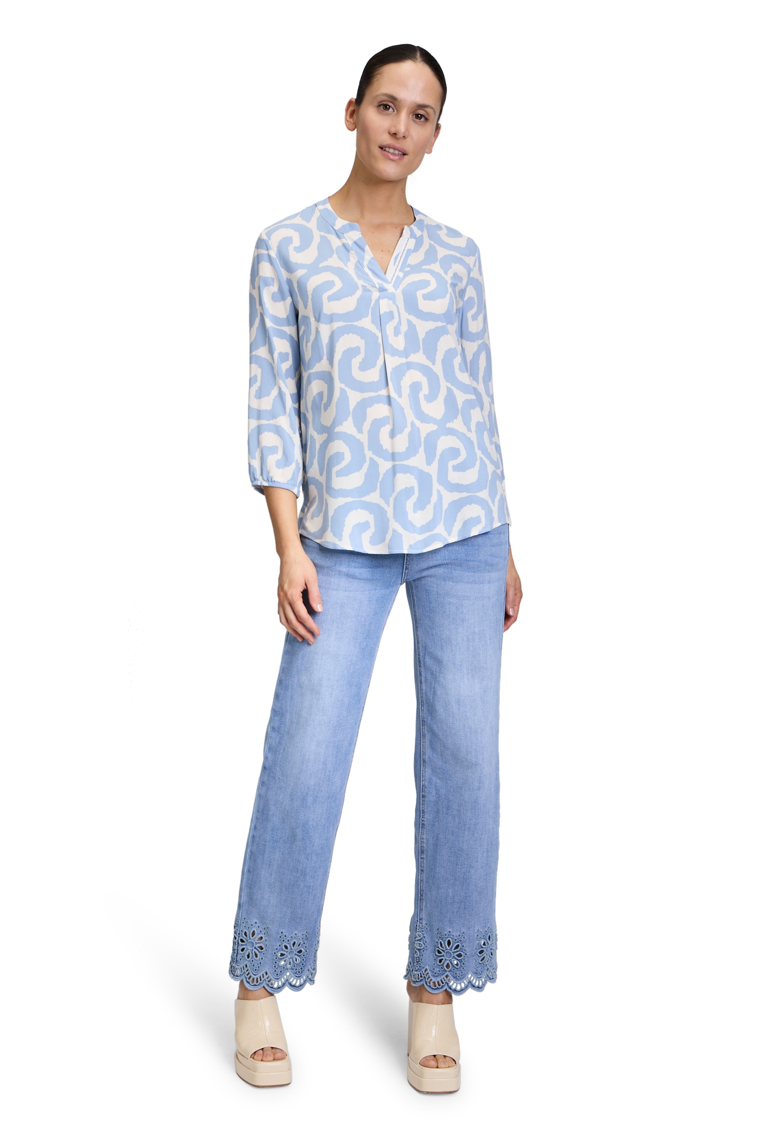 Cartoon Klassische Bluse »Blusenshirt mit Muster«