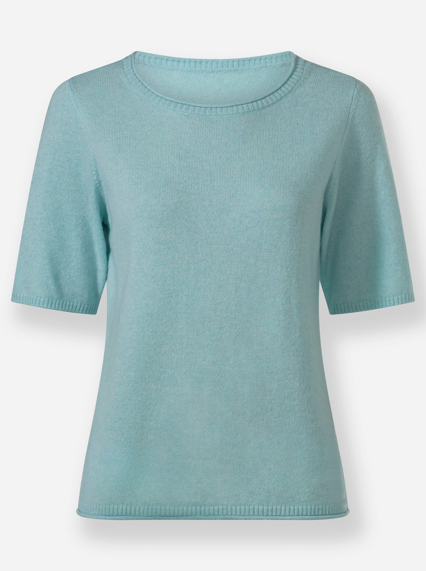 Inspirationen Kurzarmpullover »Feinstrick-Pullover«