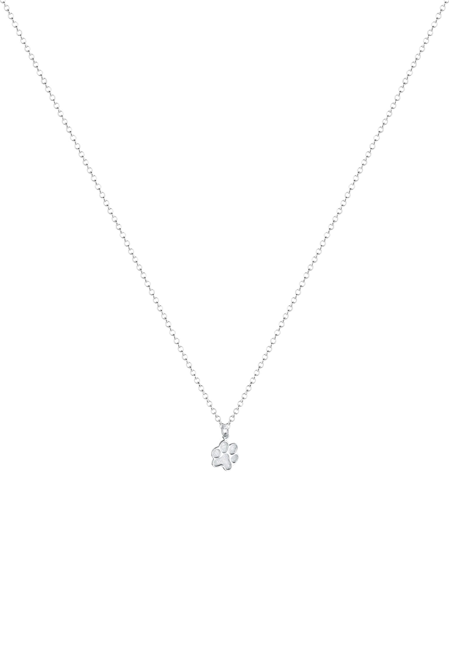 Elli Kette mit Anhänger »Halskette Pfote 925 Sterling Silber«
