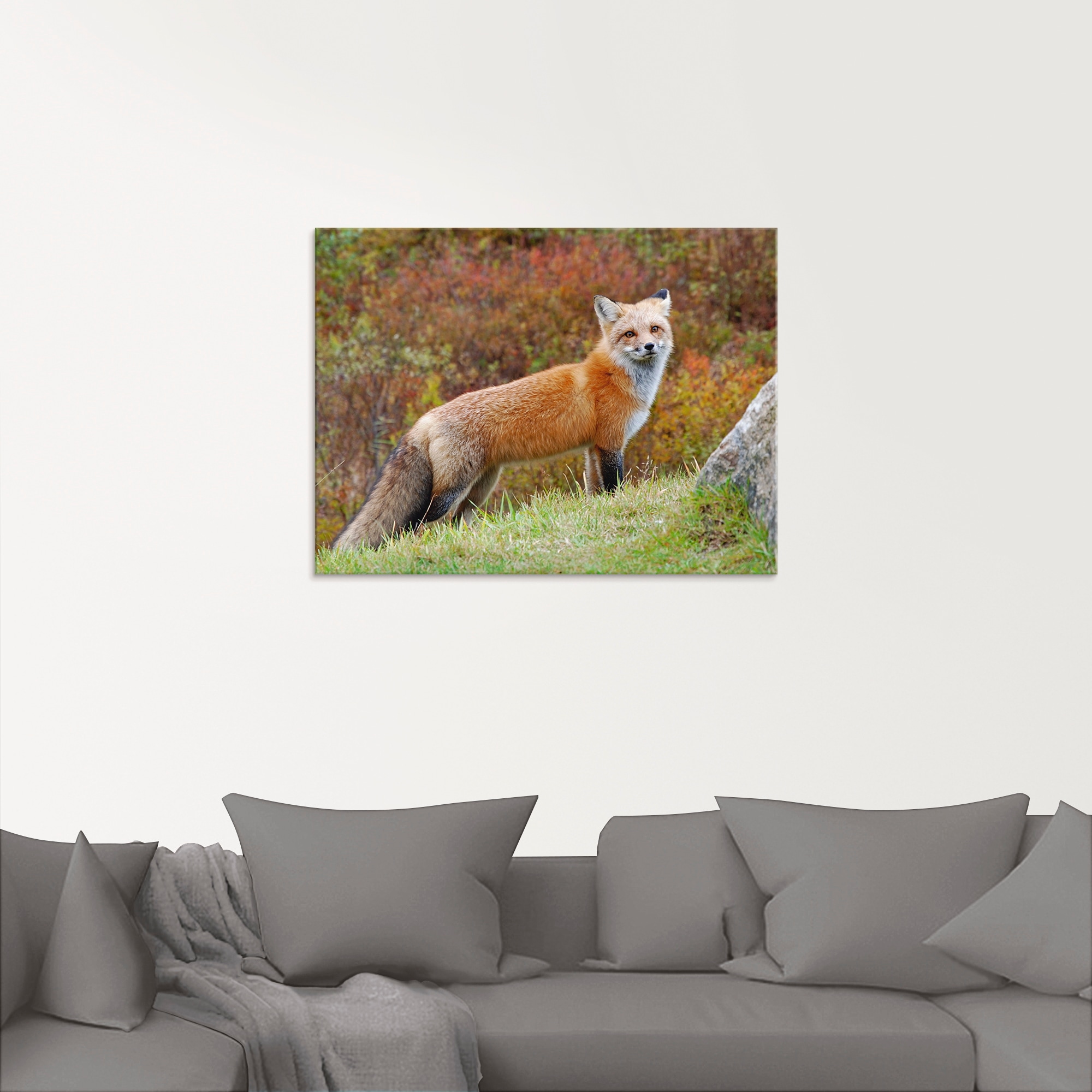 Artland Glasbild »Fuchs I« Wildtiere 1 Stk. tlg. in verschiedenen Größen