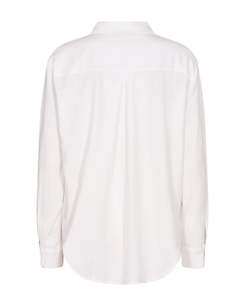 FREEQUENT Hemdbluse »FQLAVA-SH-SIMPLE« aus Leinenmix, mit Brusttasche