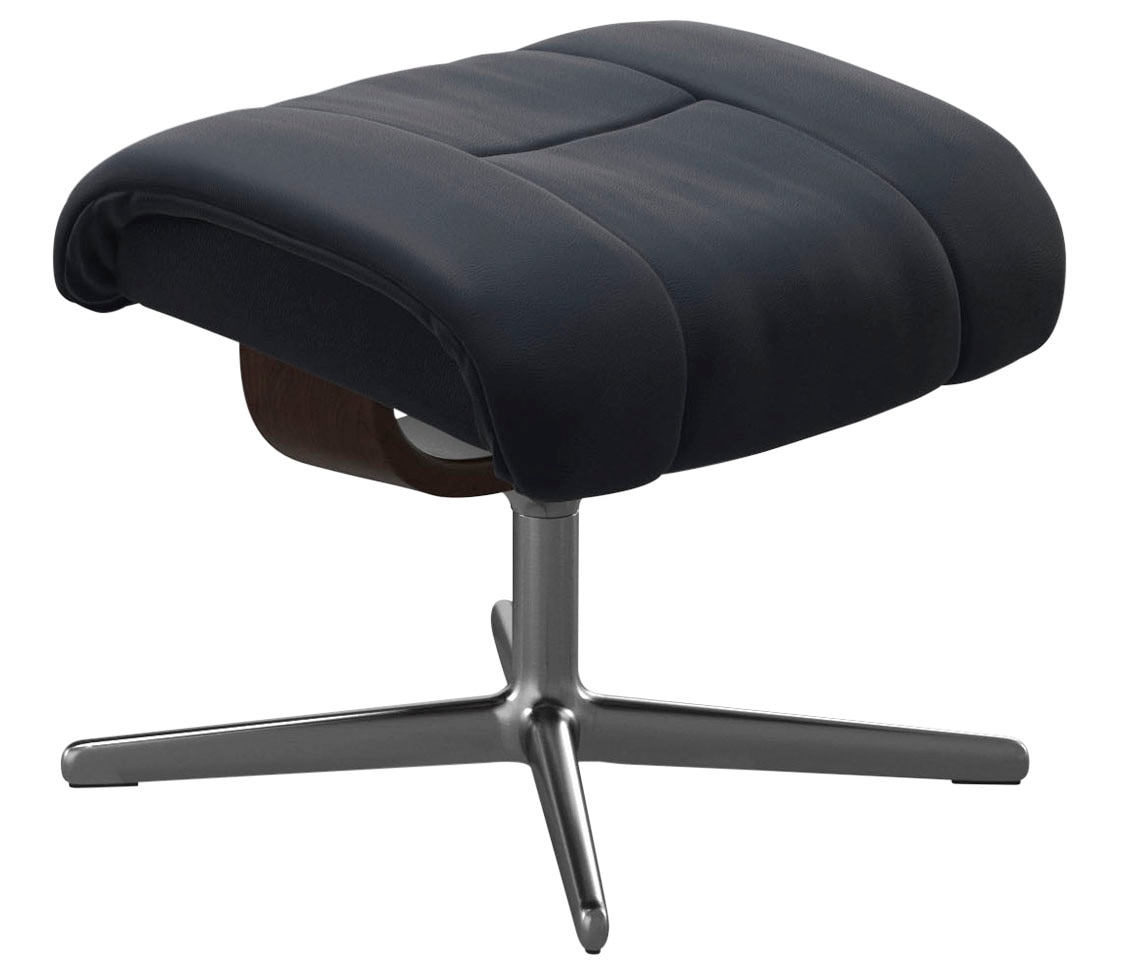 Stressless® Fußhocker »Reno«, mit Cross Base, Größe S, M & L, Holzakzent Braun