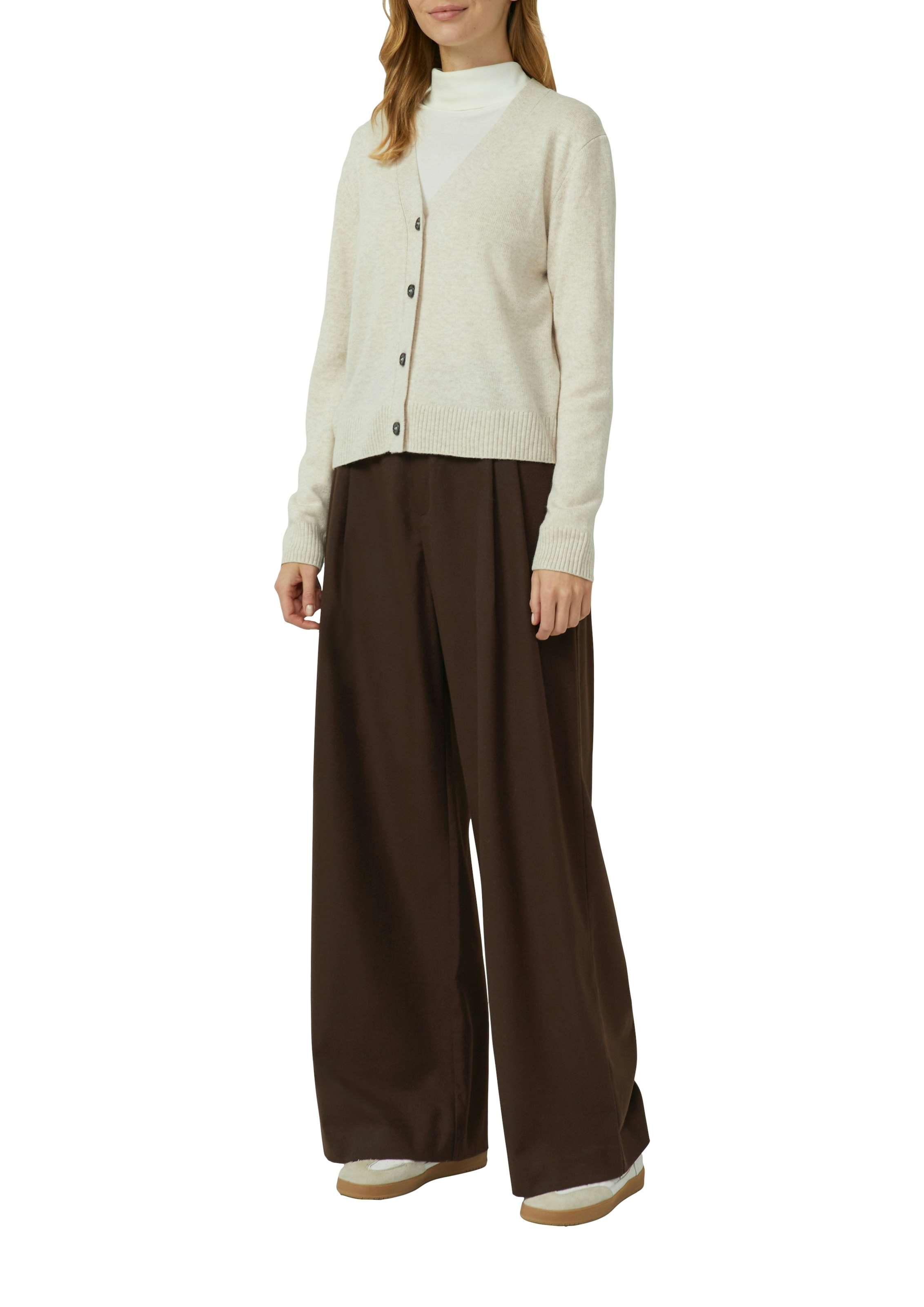 s.Oliver Strickjacke mit V-Ausschnitt und Knopfleiste