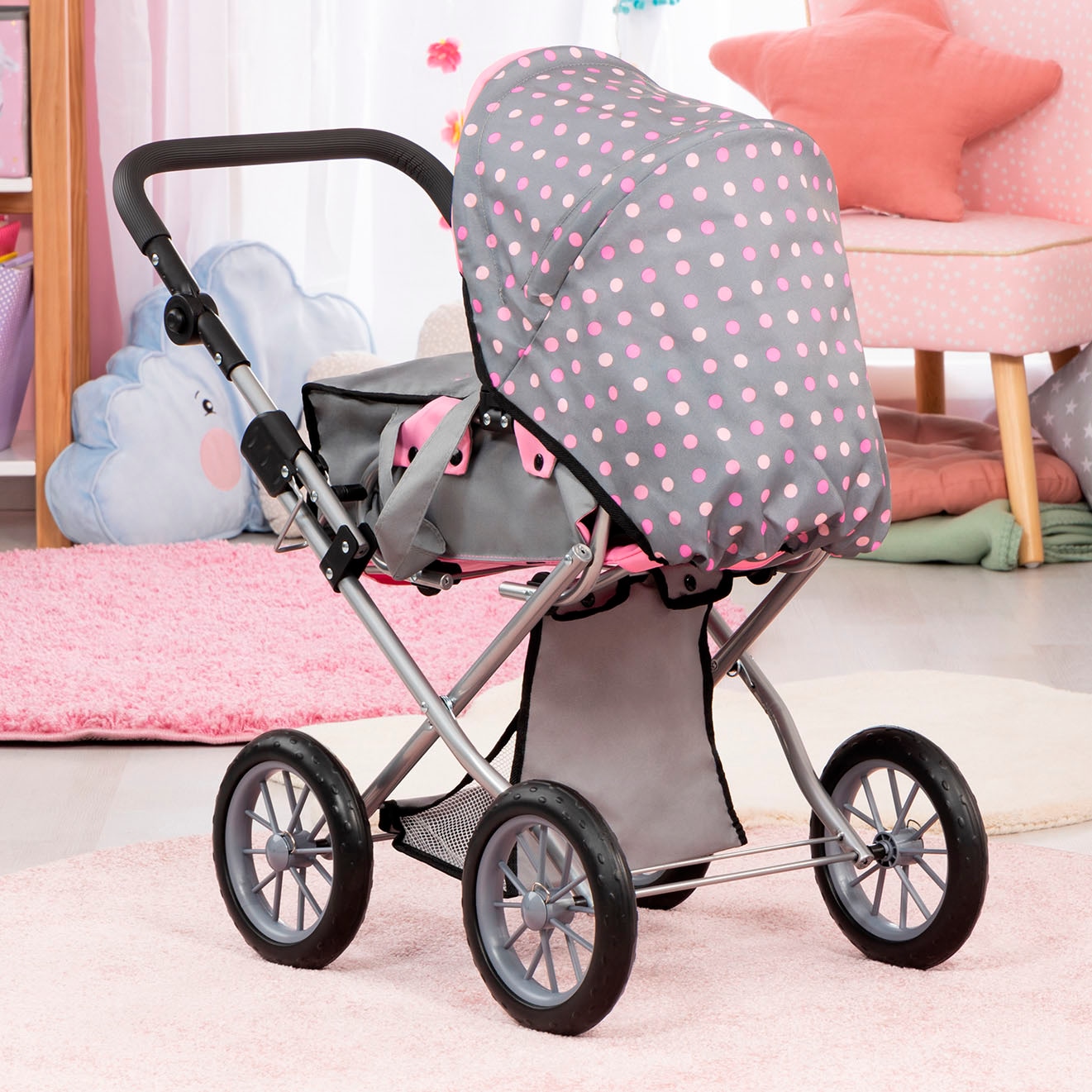 Bayer Kombi-Puppenwagen »City Star, Fee«, mit Wickeltasche