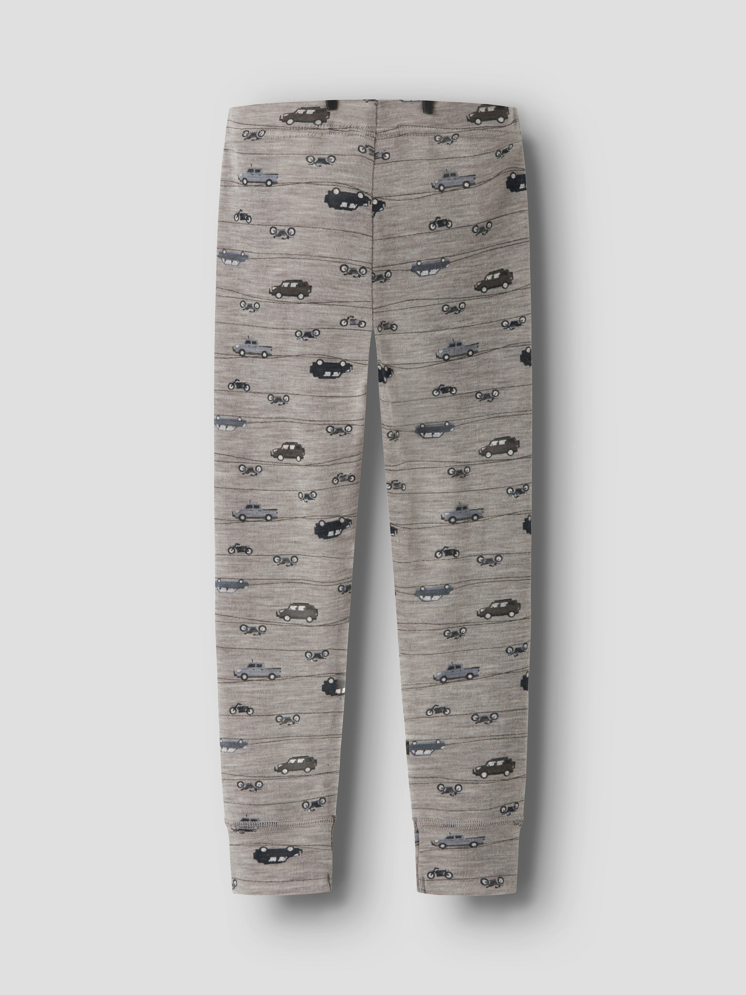 Name It Leggings »NMMWANG WOOL RIB LONGJOHN AOP NOOS«  aus reiner Merinowolle, weich und wärmend