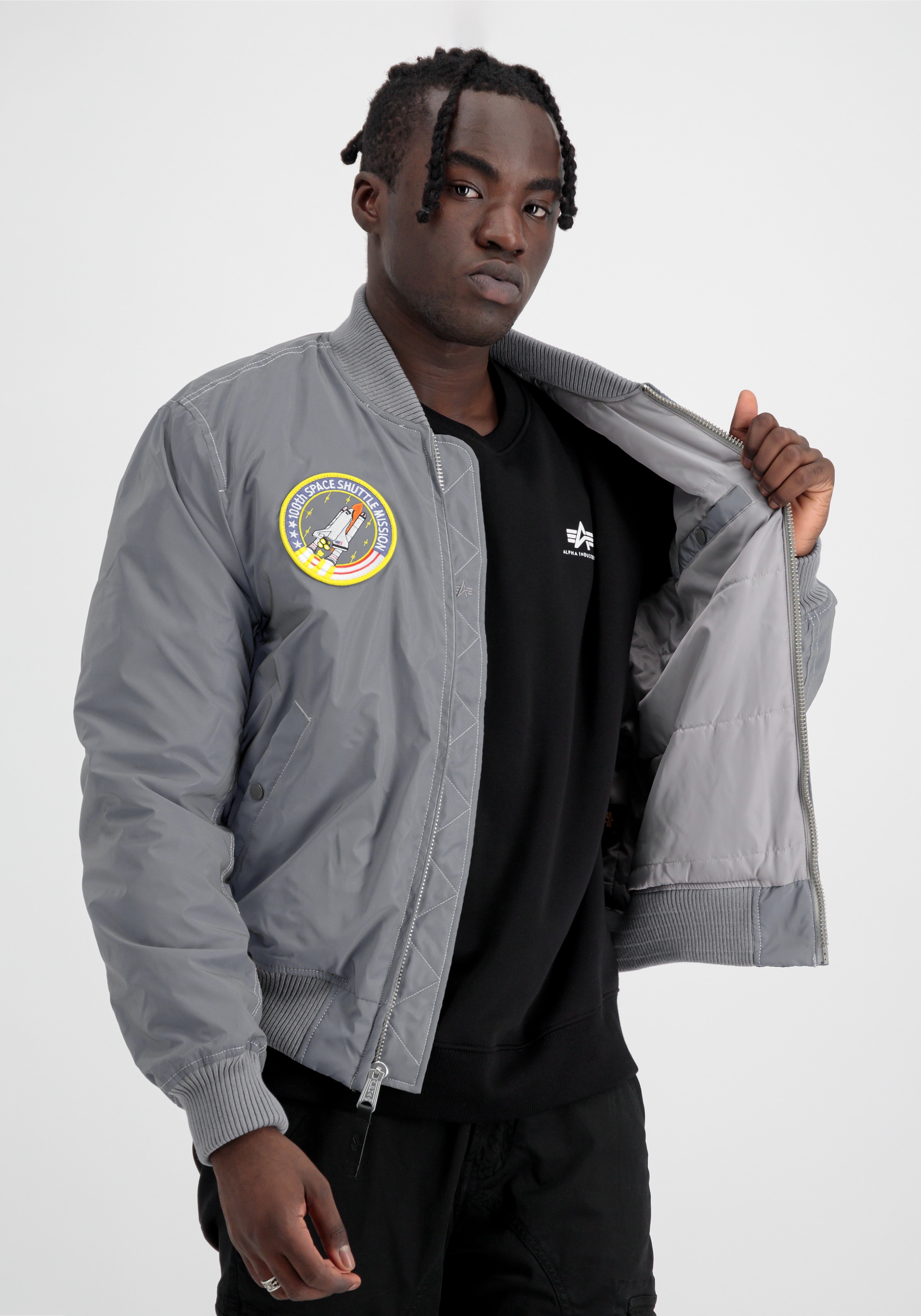 Alpha Industries Bomberjacke »Alpha Industries Men - Bomber Jackets MA-1 NASA Reflective«