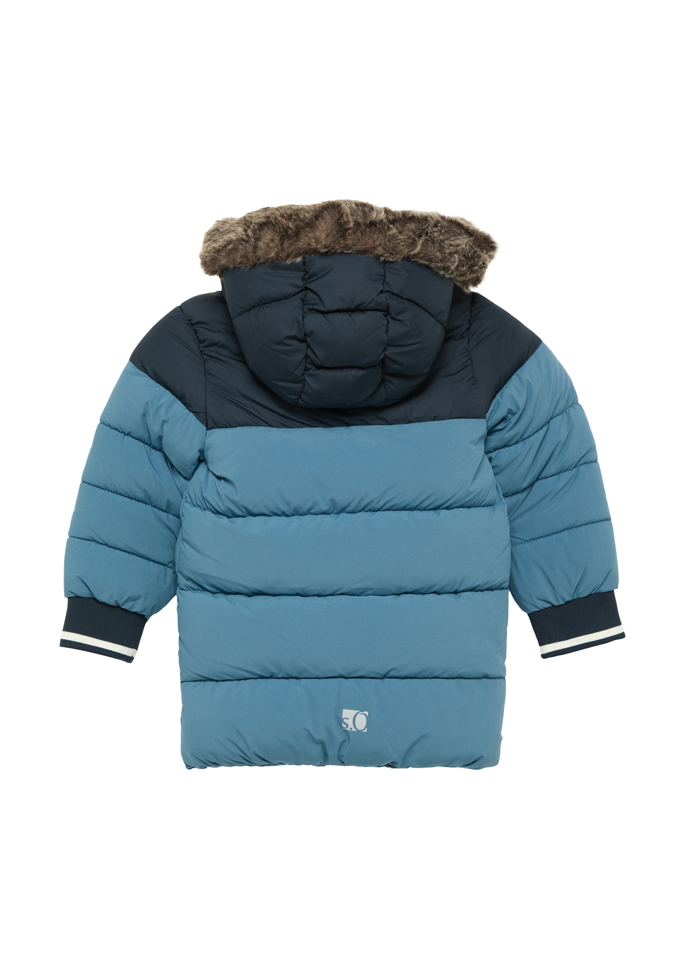 s.Oliver Junior Outdoorjacke, mit Kapuze, mit Kapuze