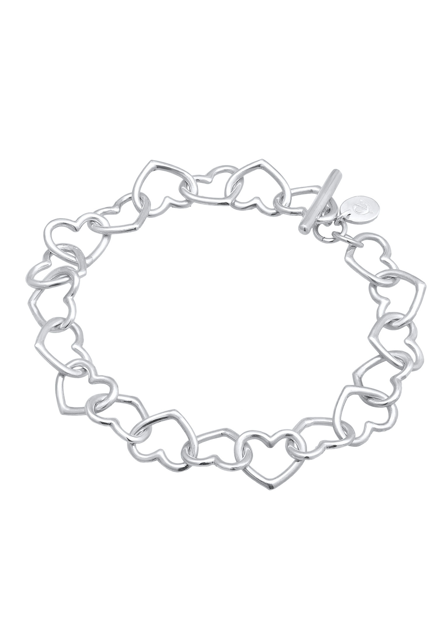 Elli Premium Armkette »Armband Herz Heart Verschlungen 925 Silber«