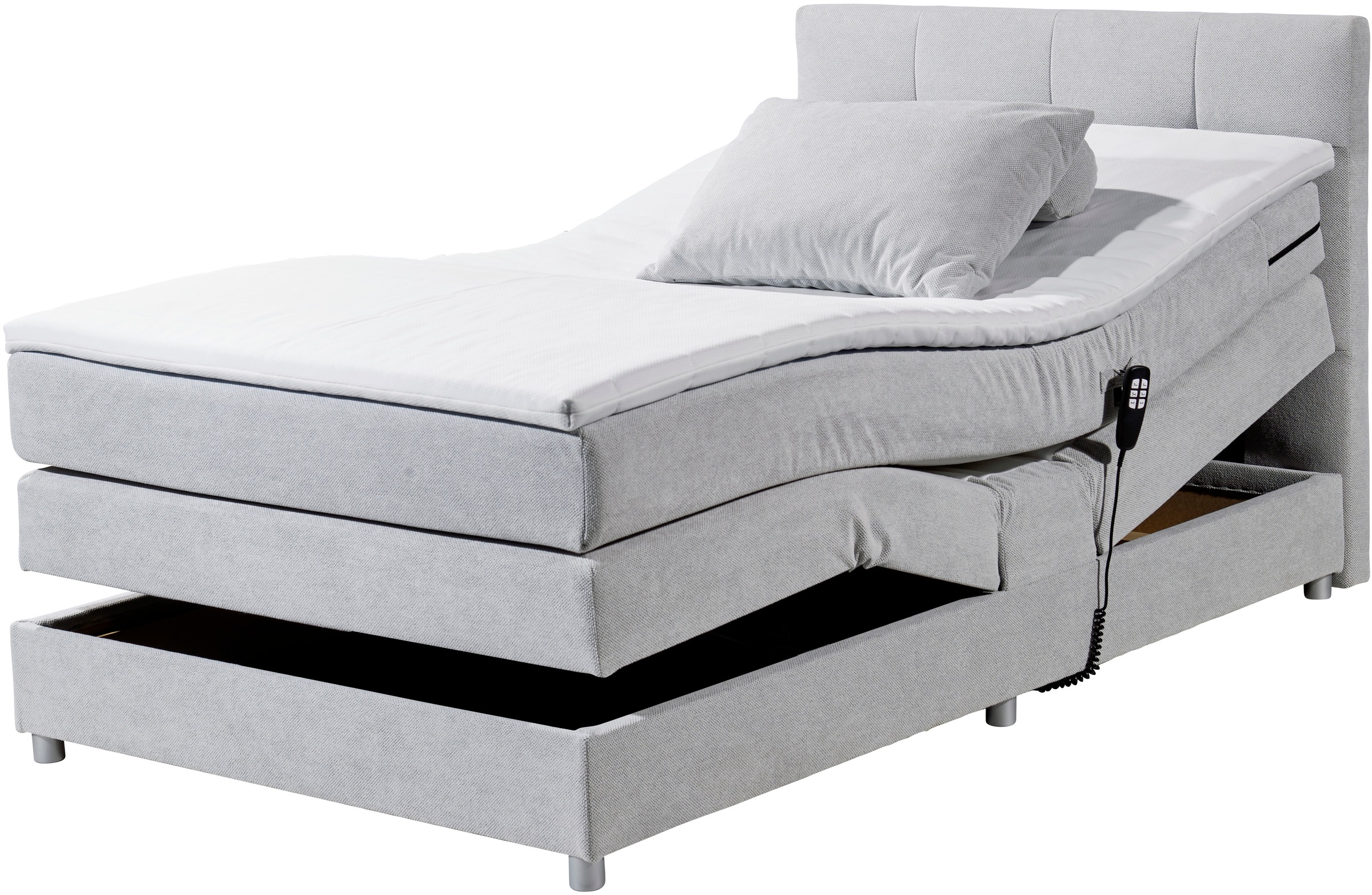 ED EXCITING DESIGN Boxspringbett »Toulouse B«, inkl. Motor