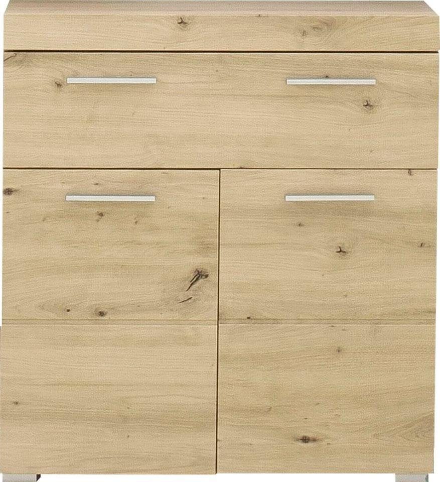 welltime Unterschrank »Avena«, Badezimmerschrank mit 1 großen Schubkasten und 2 Türen - 73/31/79 cm